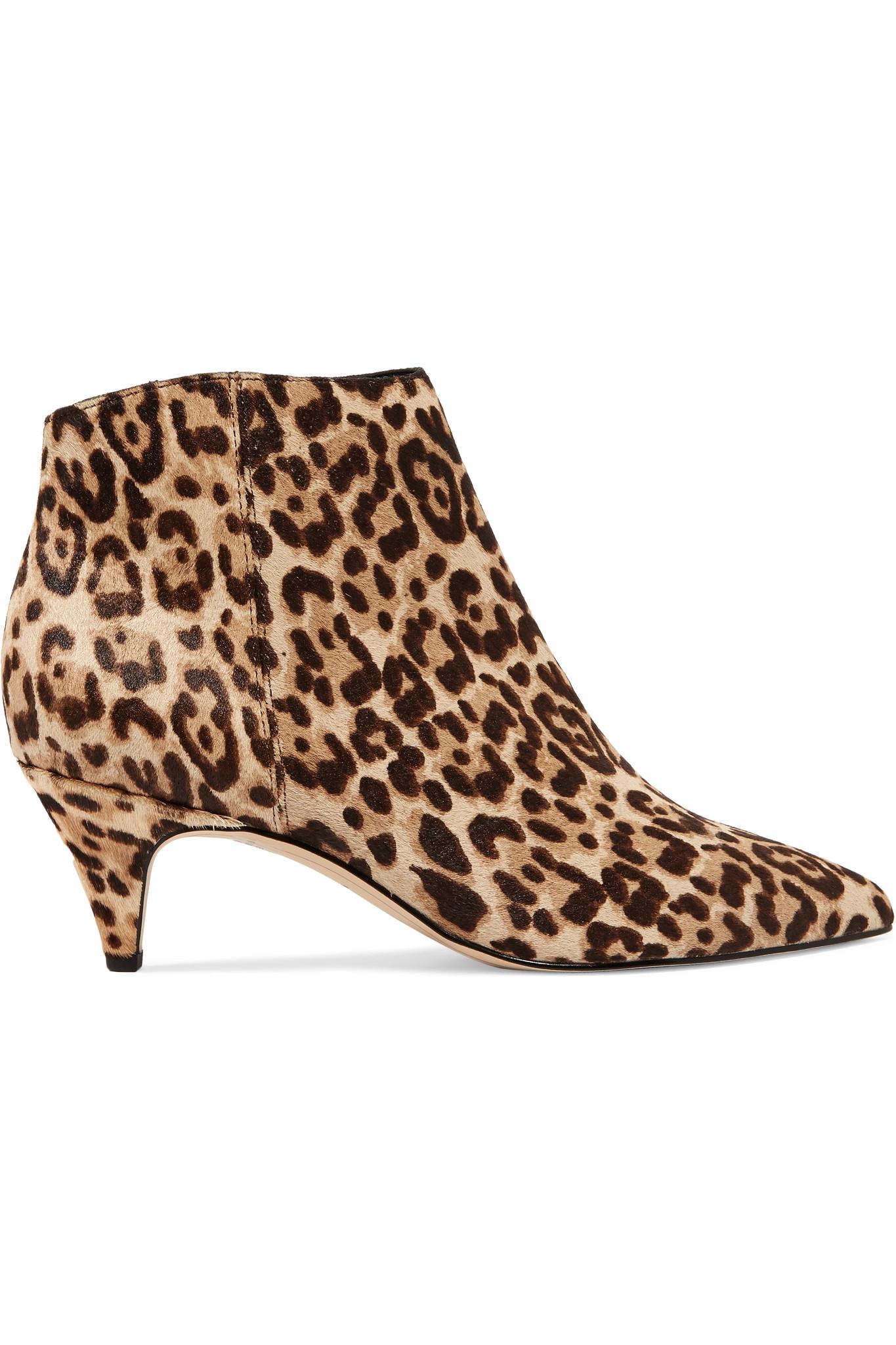 sam edelman booties leopard