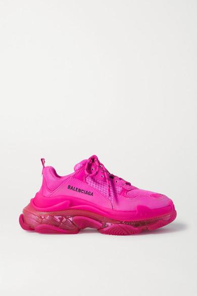 Balenciaga Triple S Clear Sole Sneaker in Pink - Sparen Sie 5% | Lyst AT