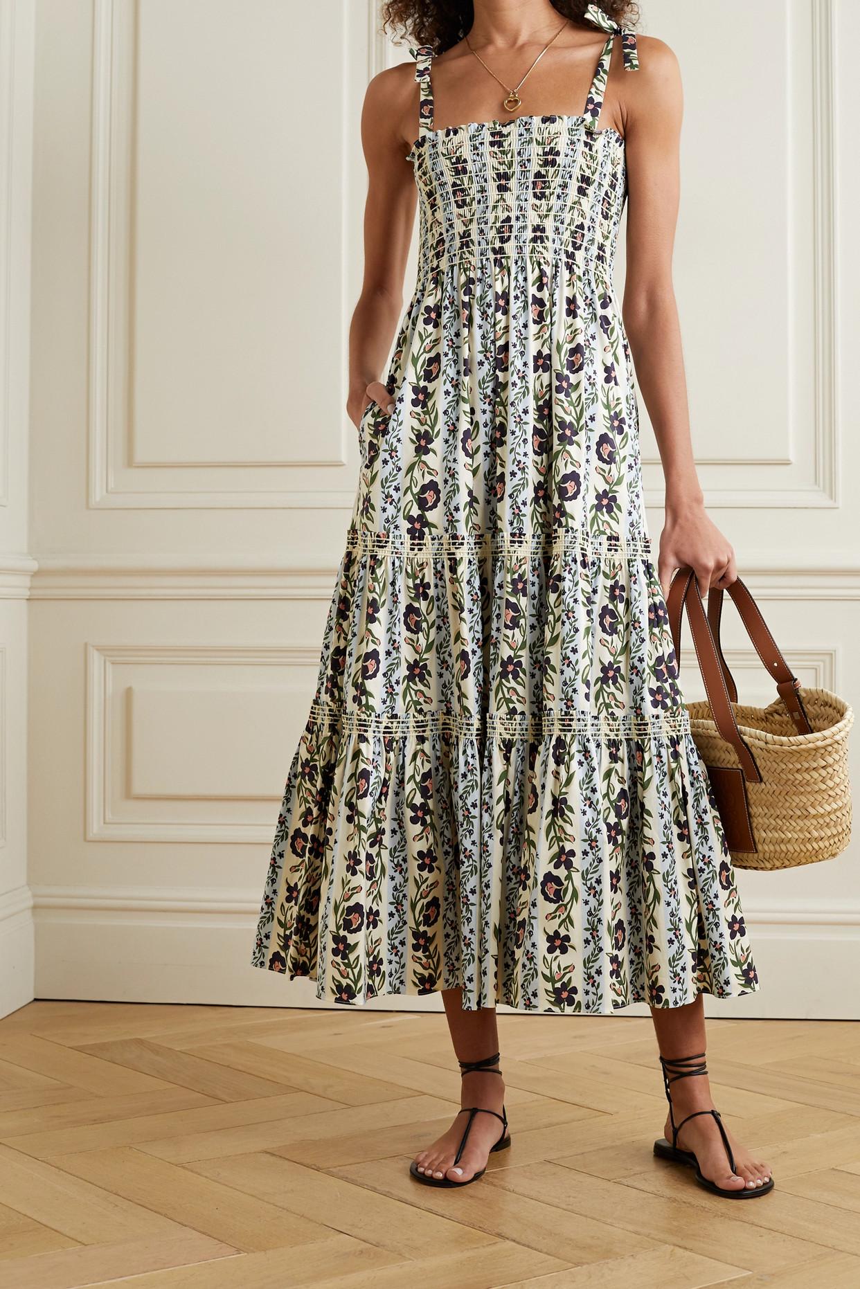 Tory burch clearance printed cotton dress