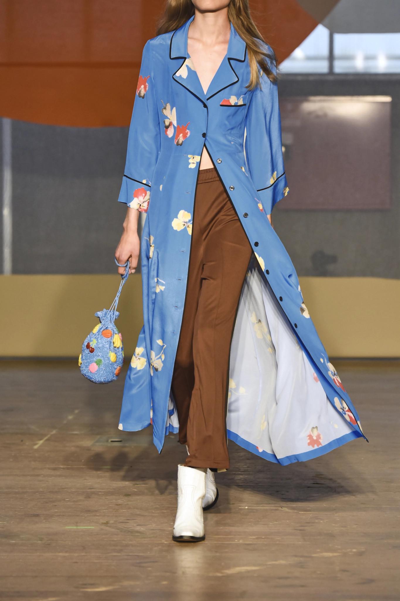 Ganni Joycedale Floral-print Silk Crepe 