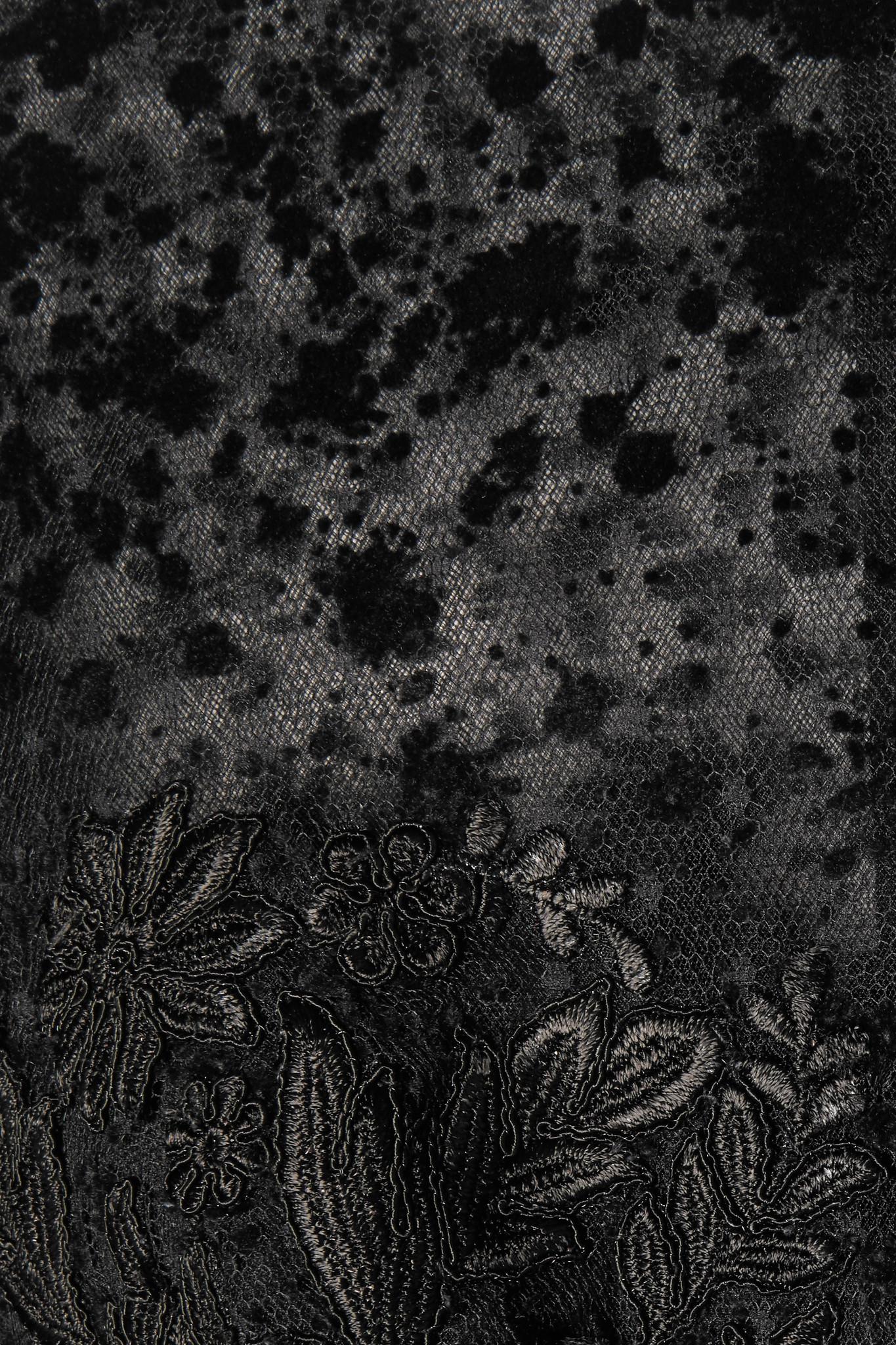 Black Lace Fabric by Casa Collection