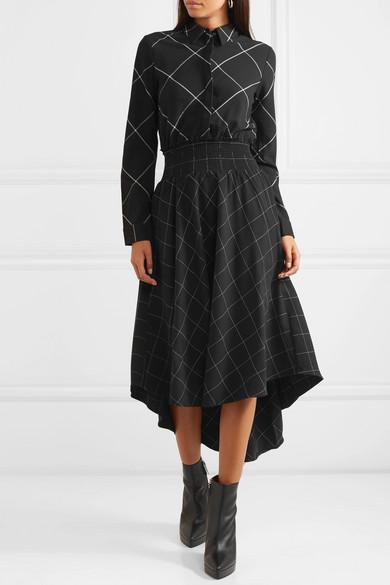 robe maje carreaux