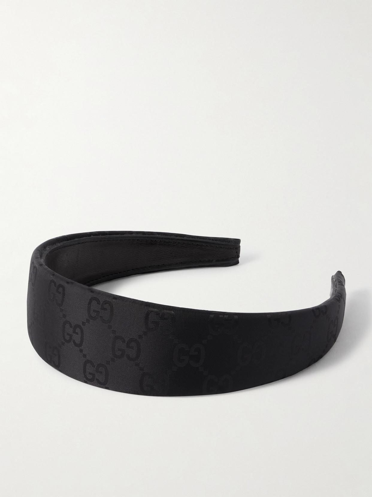 Gucci Embellished Nylon-Jacquard Headband in White | Lyst display picture 1