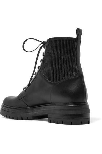 Gianvito Rossi Martis 40 Leather Ankle Boots in Black - Lyst