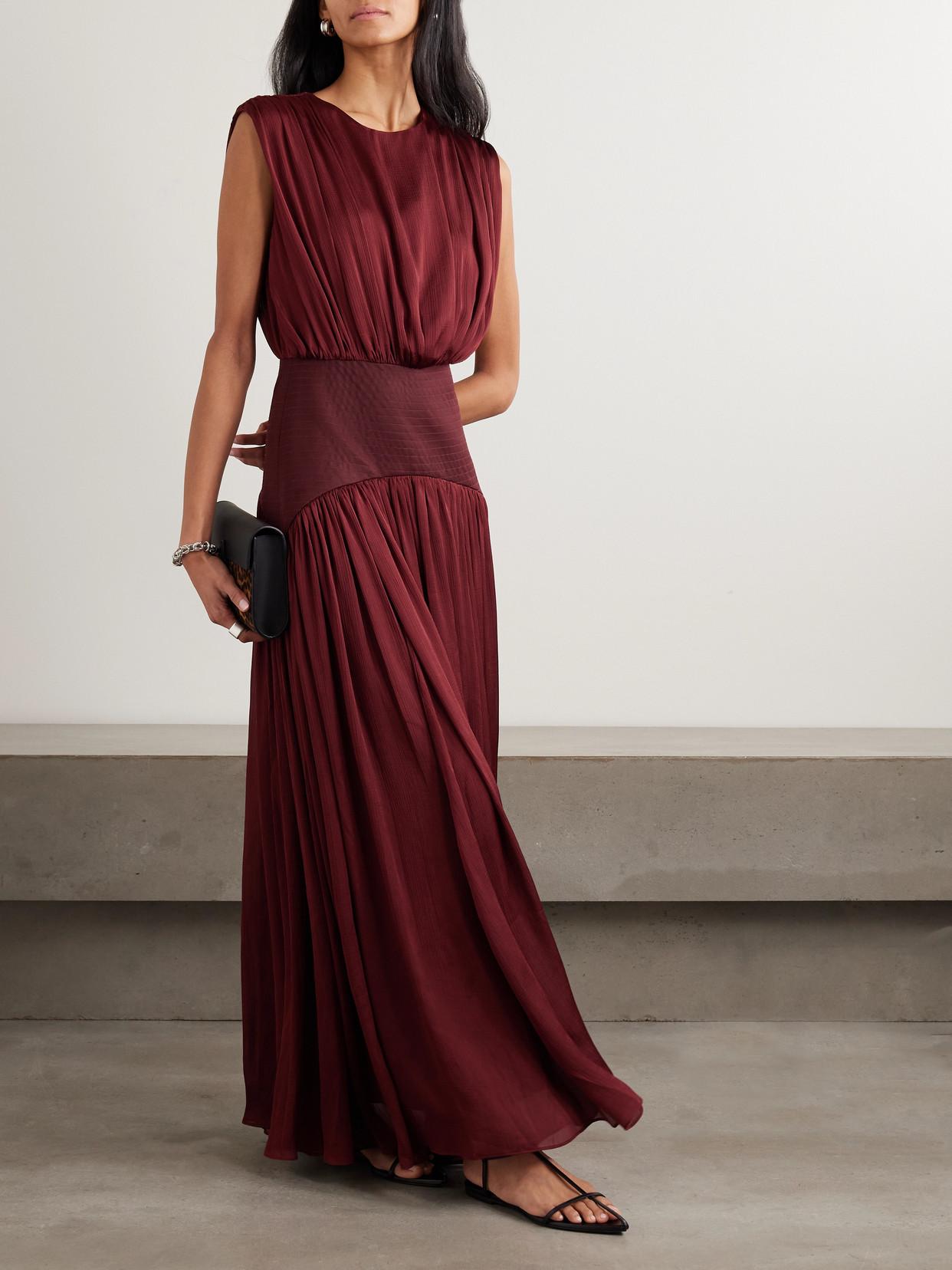 abadia evening dresses Abadia White Yara Maxi Dress