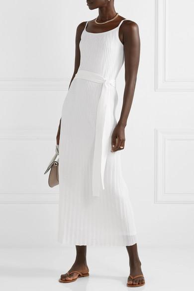 Theory Belted Pleated Stretch Cotton 
