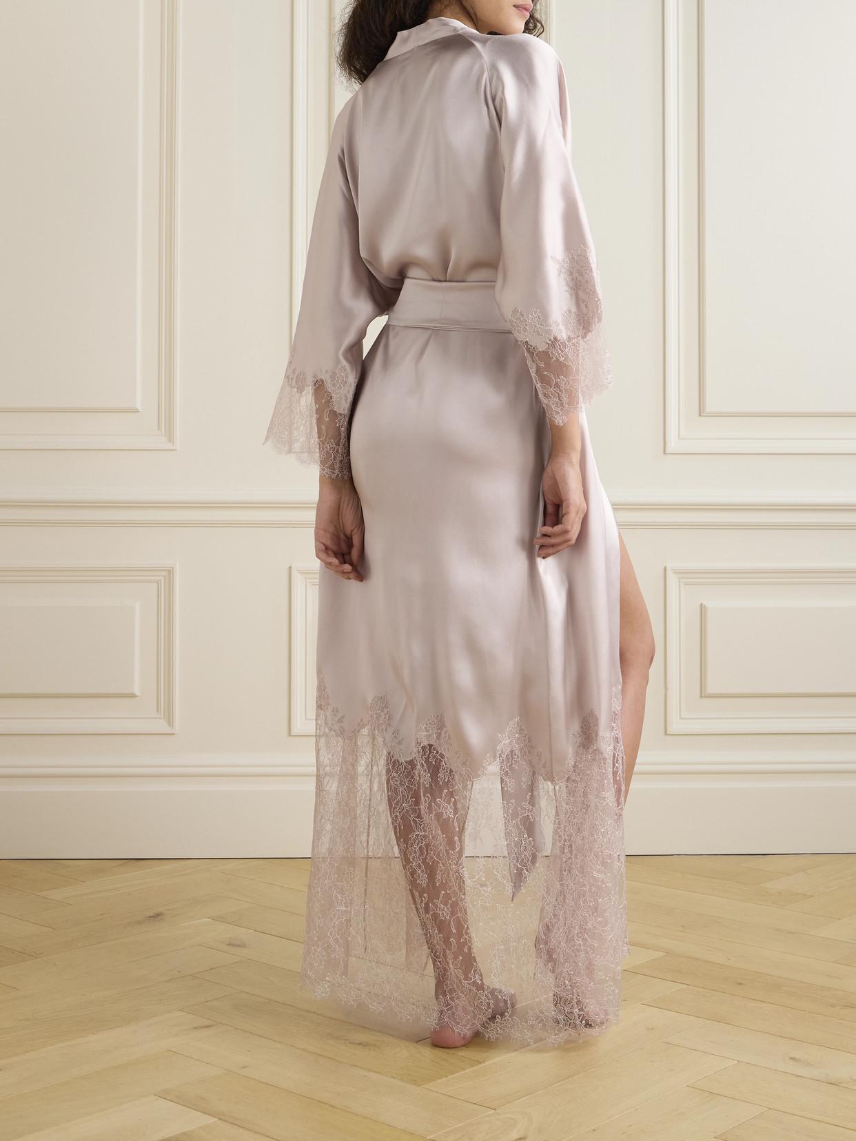 Carine Gilson Net A Porter Robe Carine Gilson Belted Embroidered