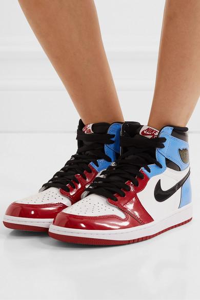 Nike Air Jordan 1 Retro High Og Fearless Sneakers Aus Lack- Und Mattleder  in Weiß | Lyst AT