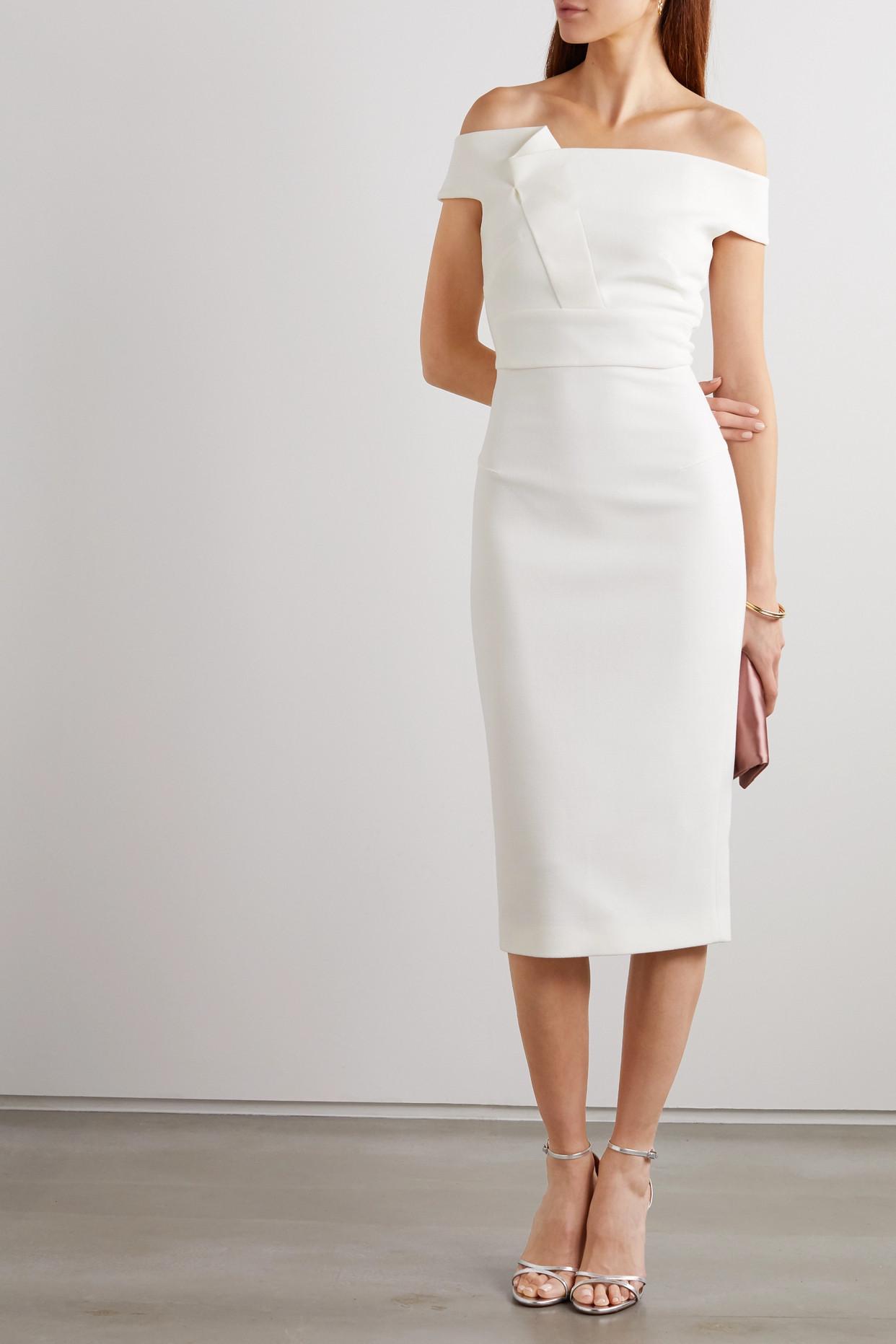 Roland mouret sales white dress