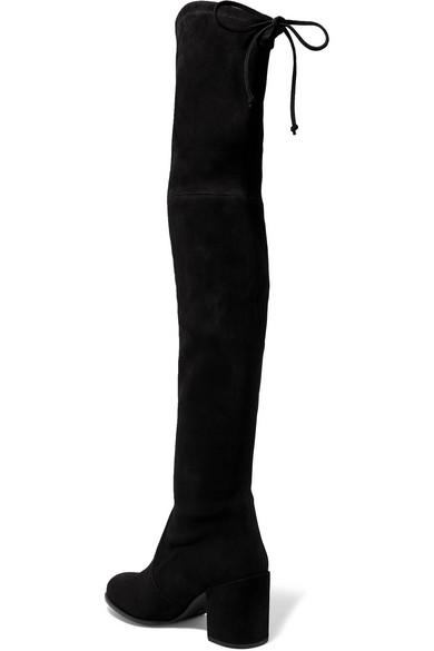 Stuart Weitzman Wildleder Tieland Overknees Aus Stretch Stuart Weitzman Overknees | Outfit, Mode und Kleider für
