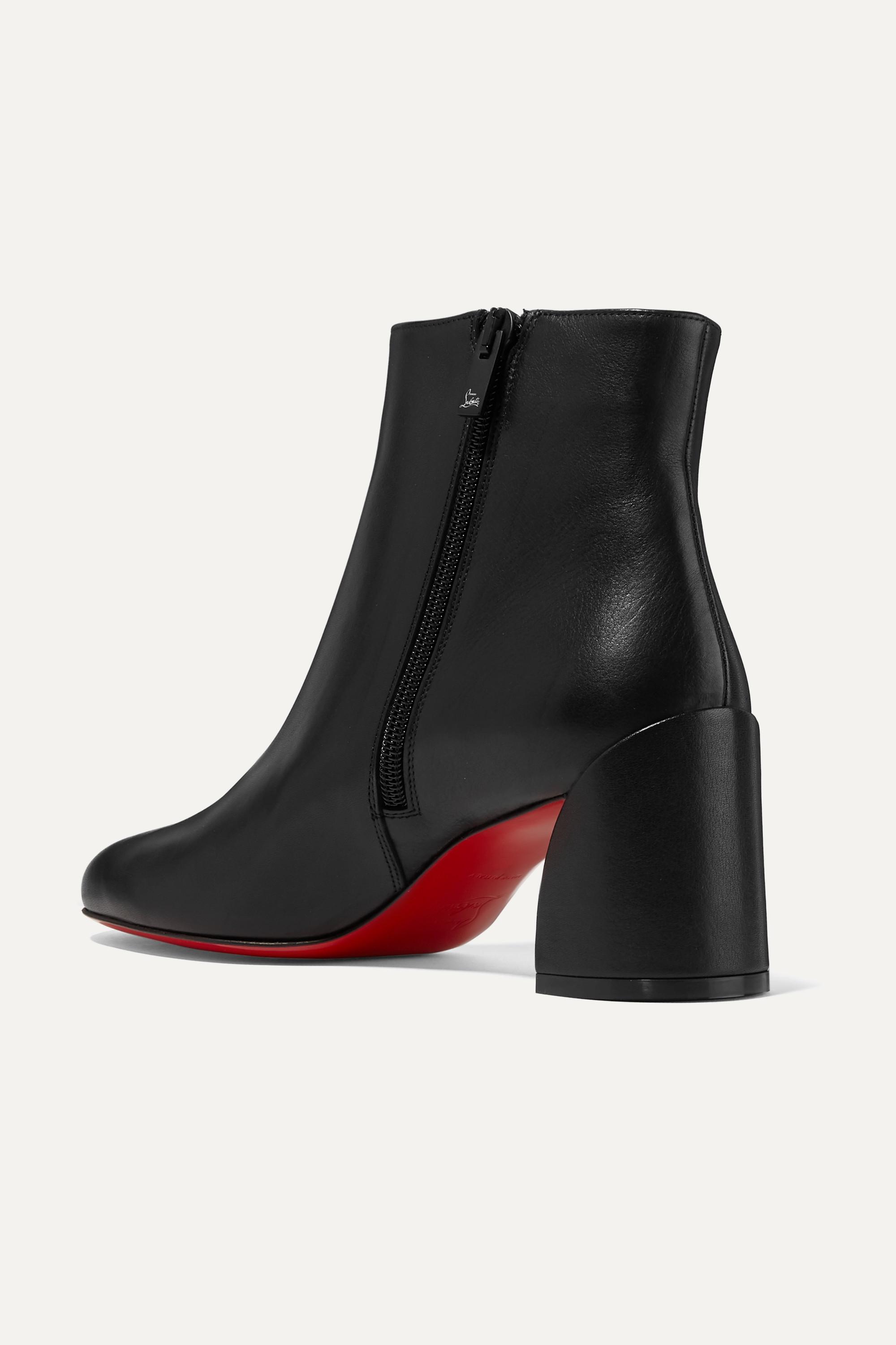 Turela - 55 mm Ankle boots - Veau velours - Black - Christian