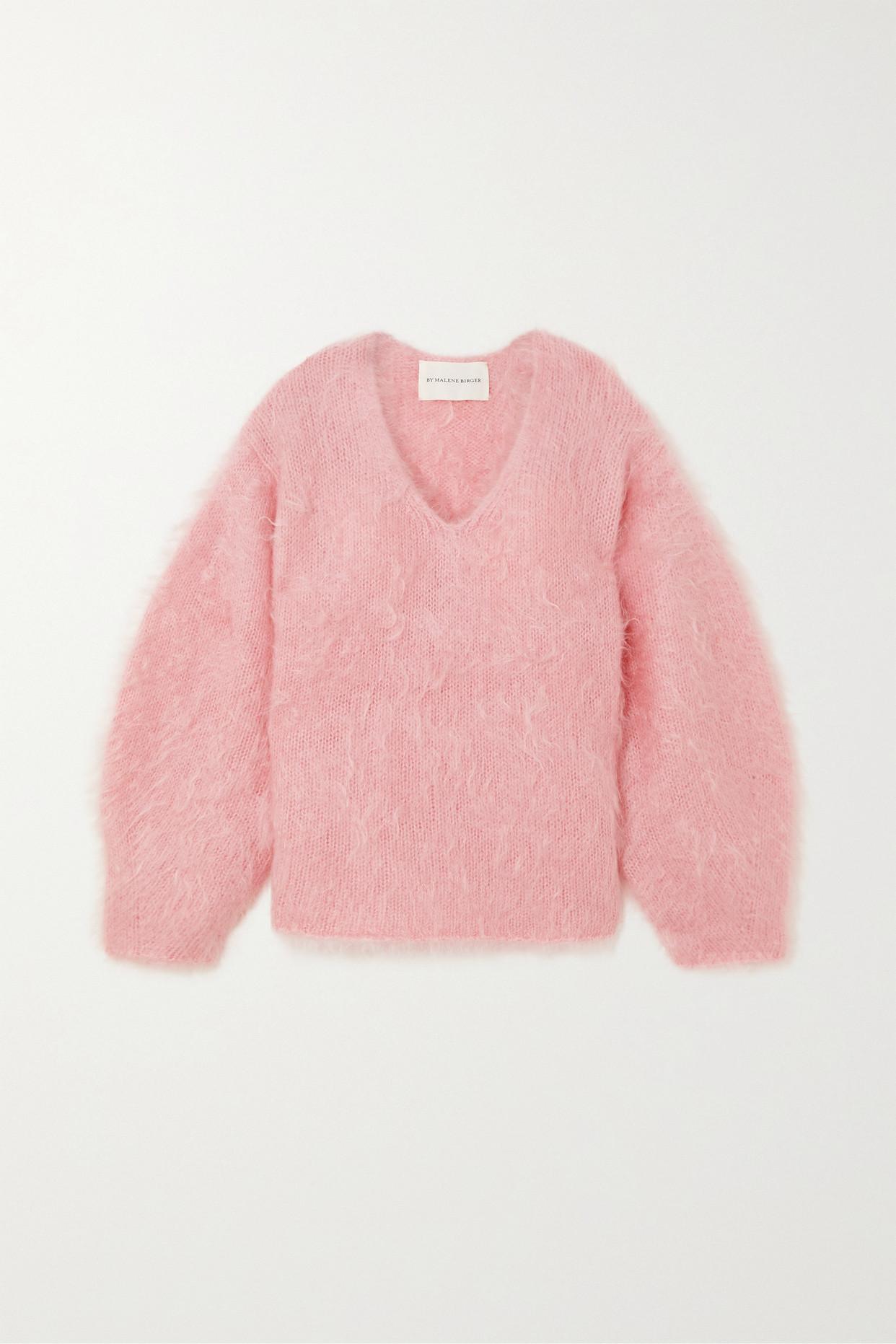 By Malene Birger Hevina Mohair-blend Sweater in Pink | Lyst