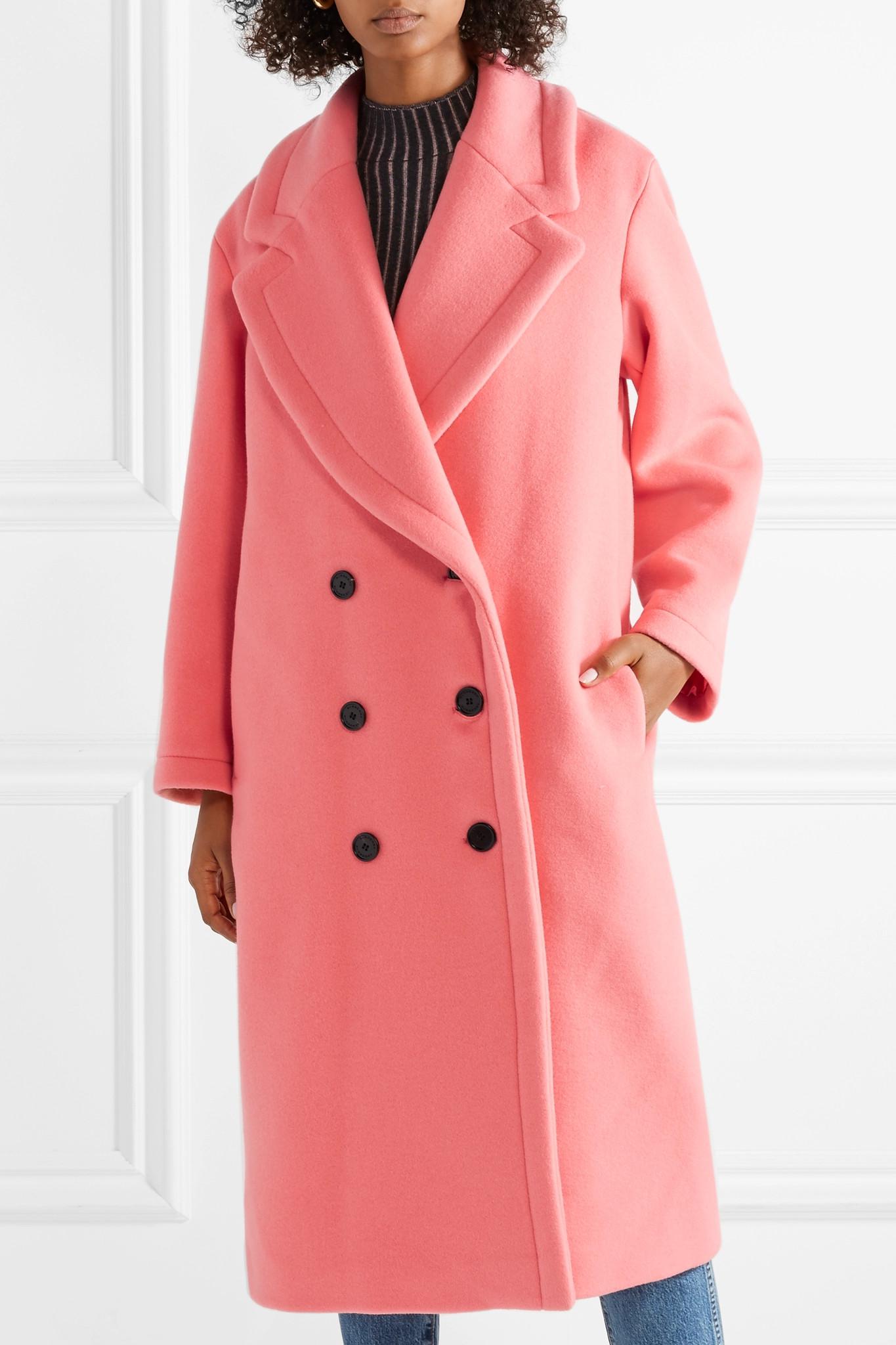 burberry pink cashmere coat