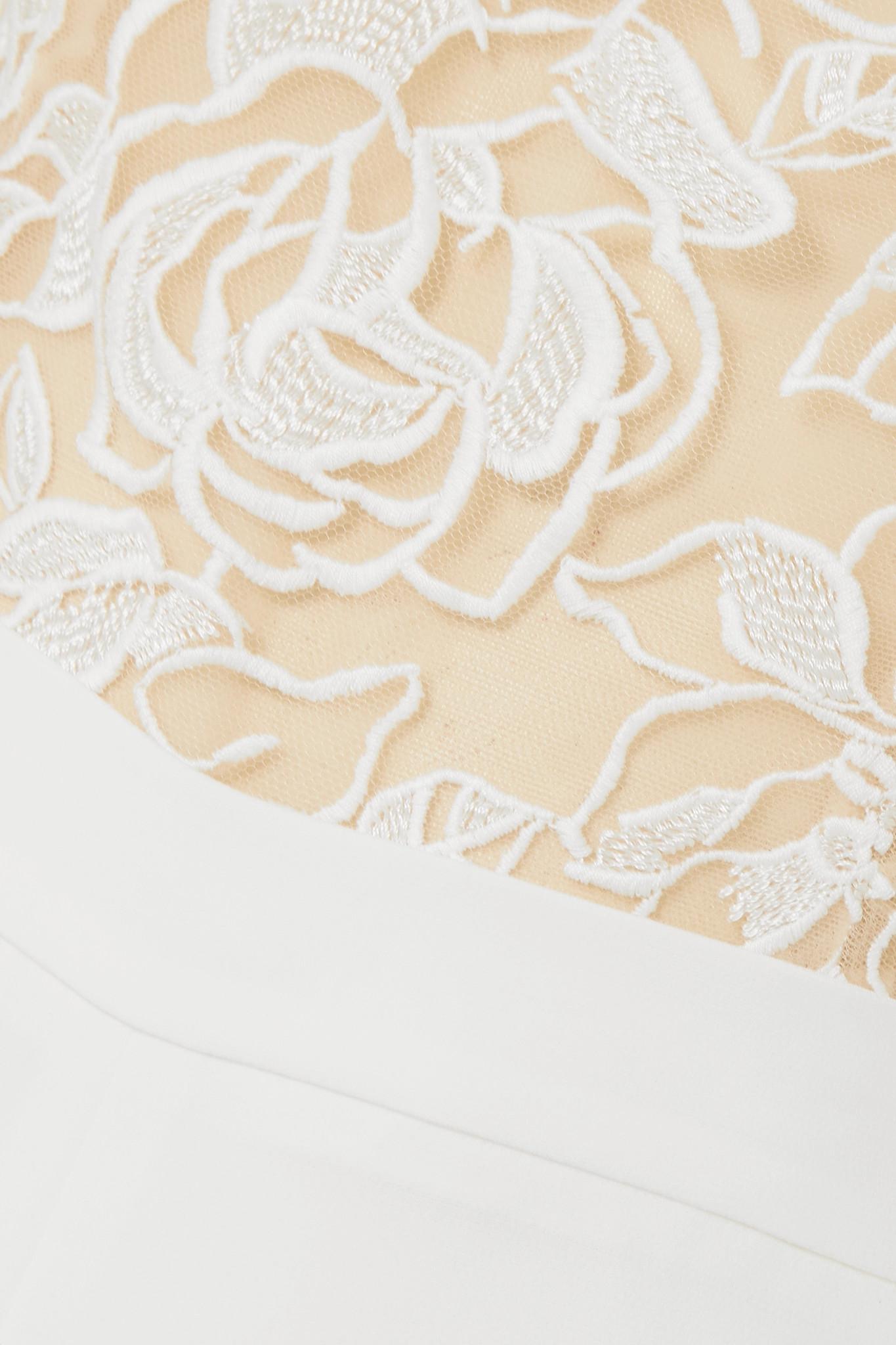 Rime Arodaky Braham Cropped Embroidered 