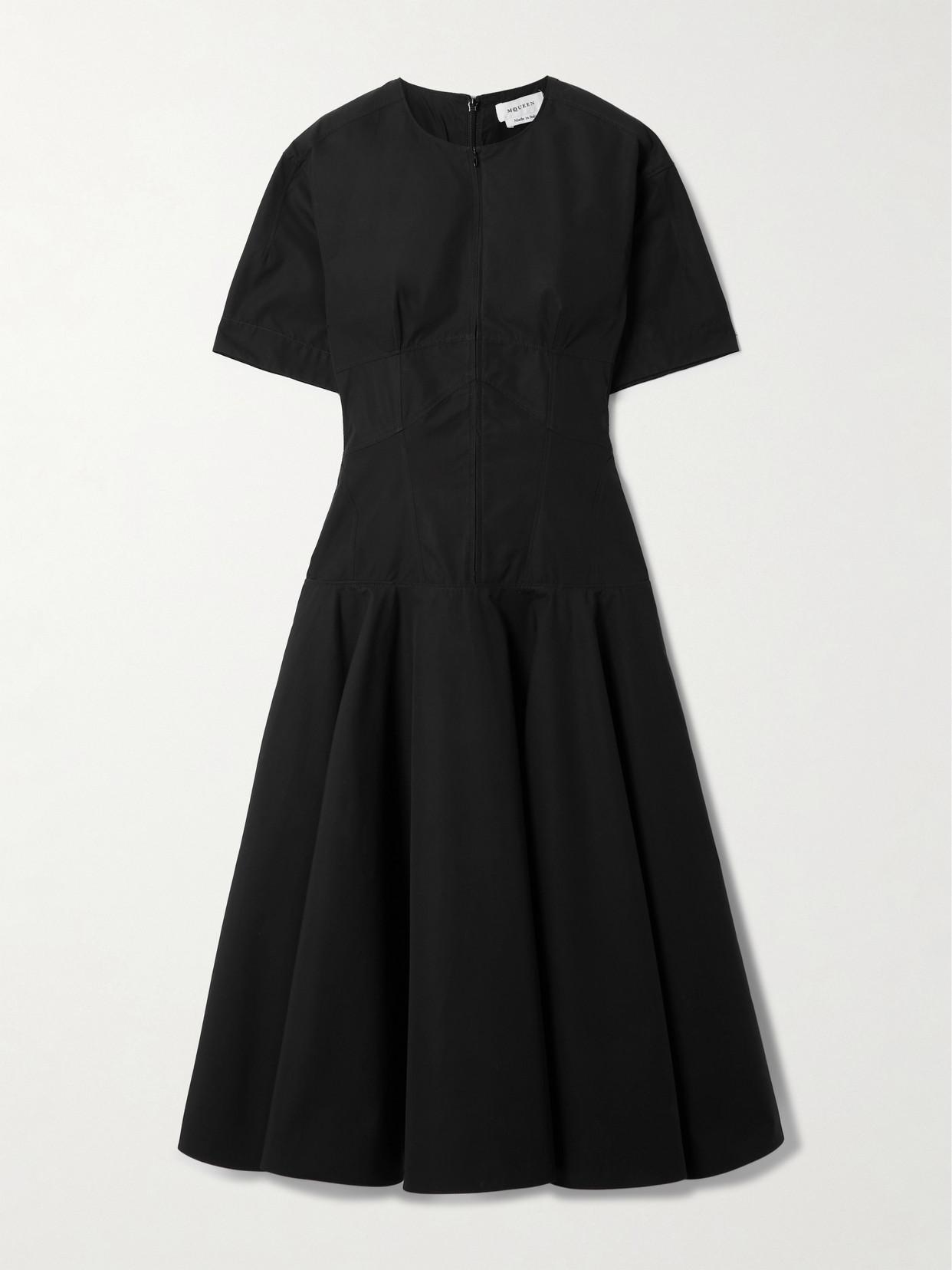 sachin and babi light blue dress Alexander McQueen Black and White Sleeveless Midi Dress main image 0