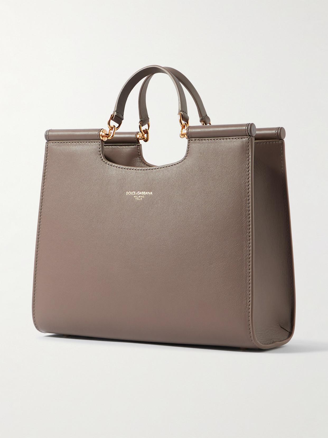 トートバッグ DOLCE & GABBANA SICILY\" SMALL LEATHER SHOPPING BAG Dolce&Gabbana Sicily shopping bag small model | The Fashion