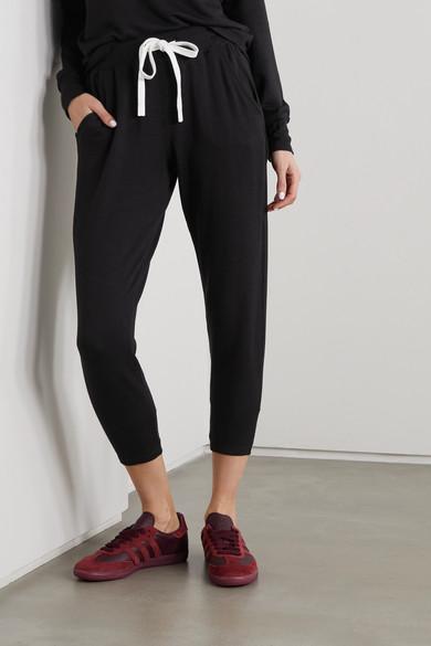 Splits59 Synthetic Warm Up Reena Stretch-modal Jersey Sweatshirt And Track Pants Set in Black - Lyst
