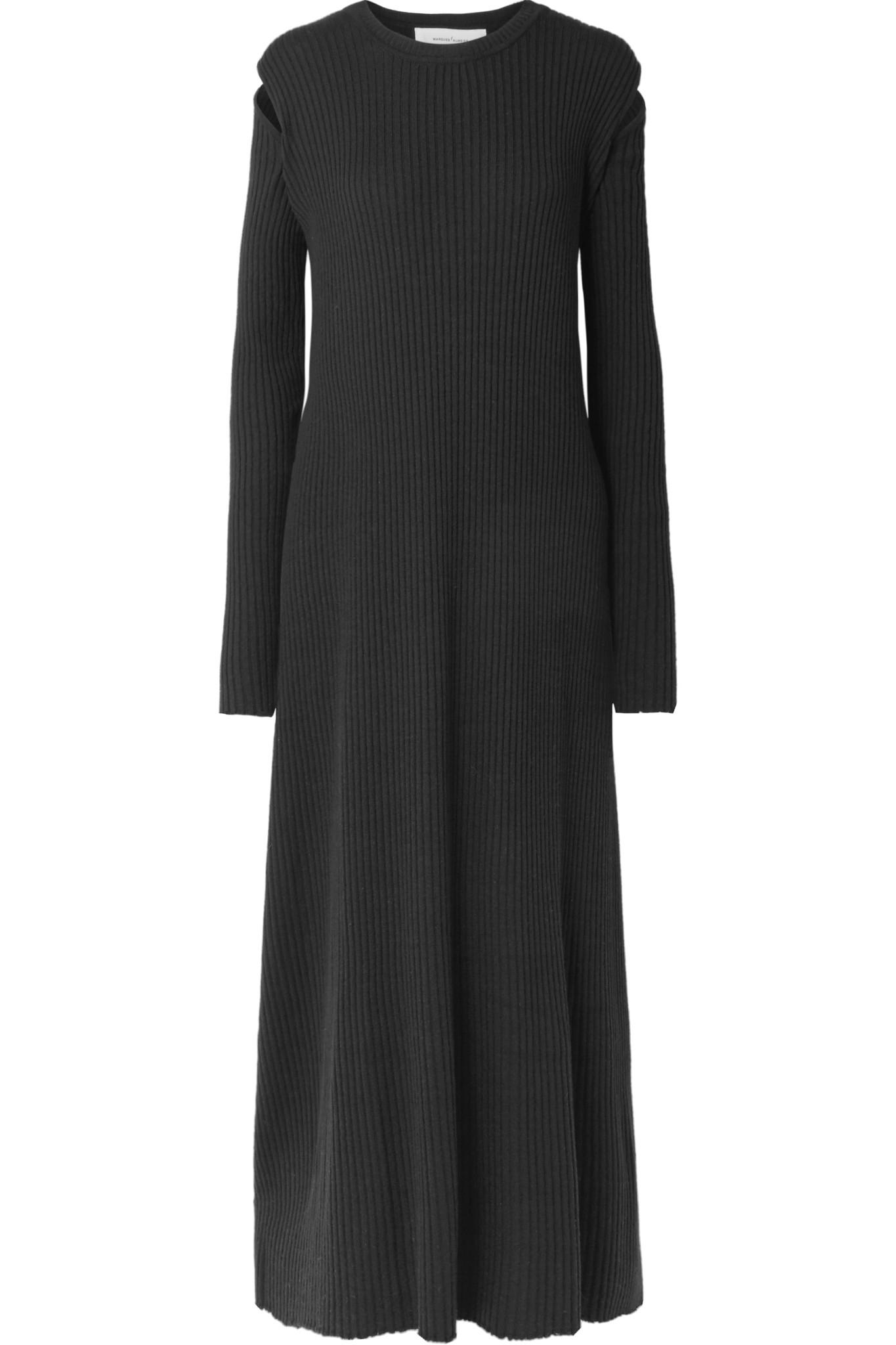 merino wool maxi dress