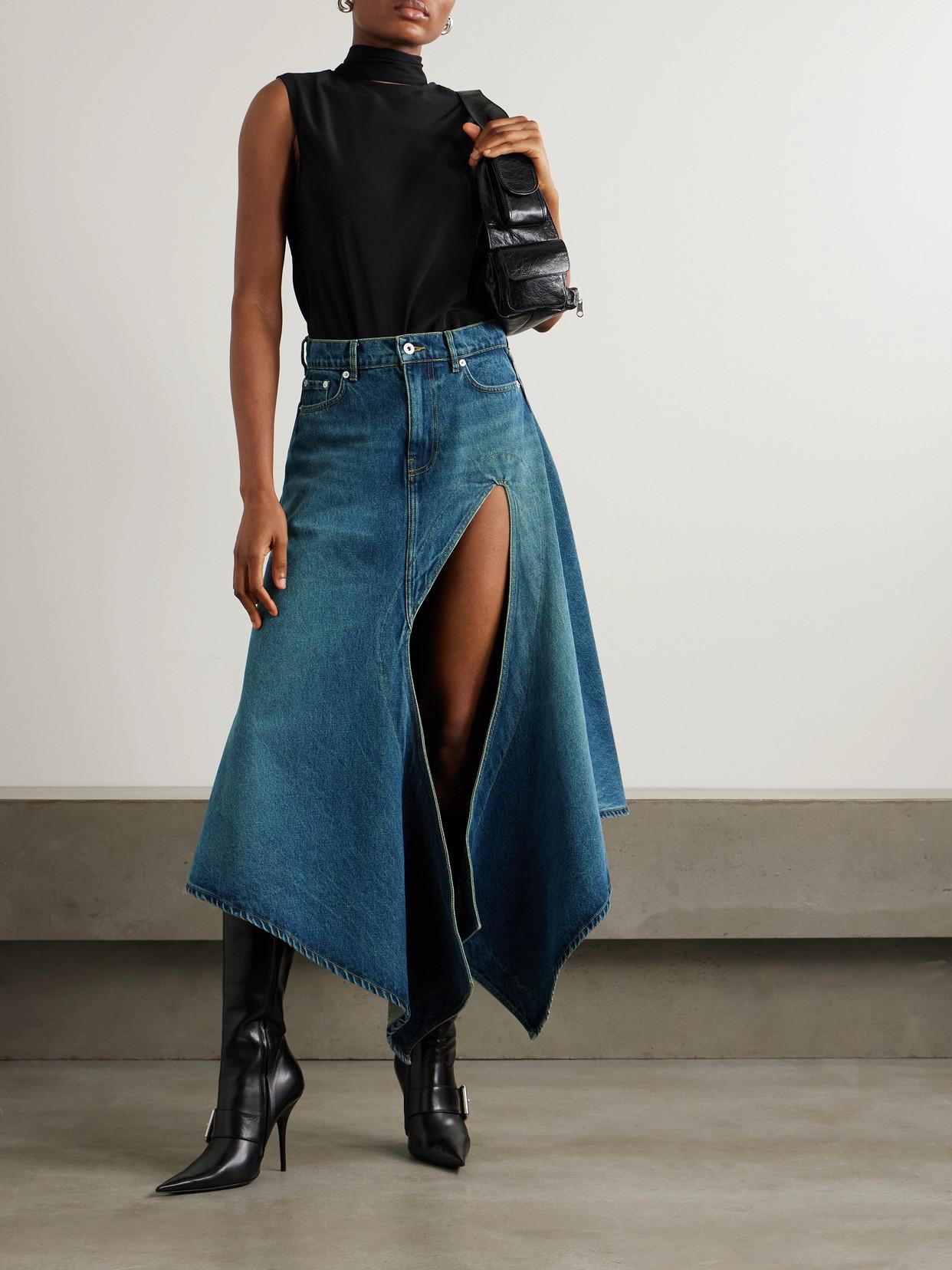 スカート Y/Project Blue Cutout Midi Skirt Y/Project Blue Cutout Midi Skirt Y/Project