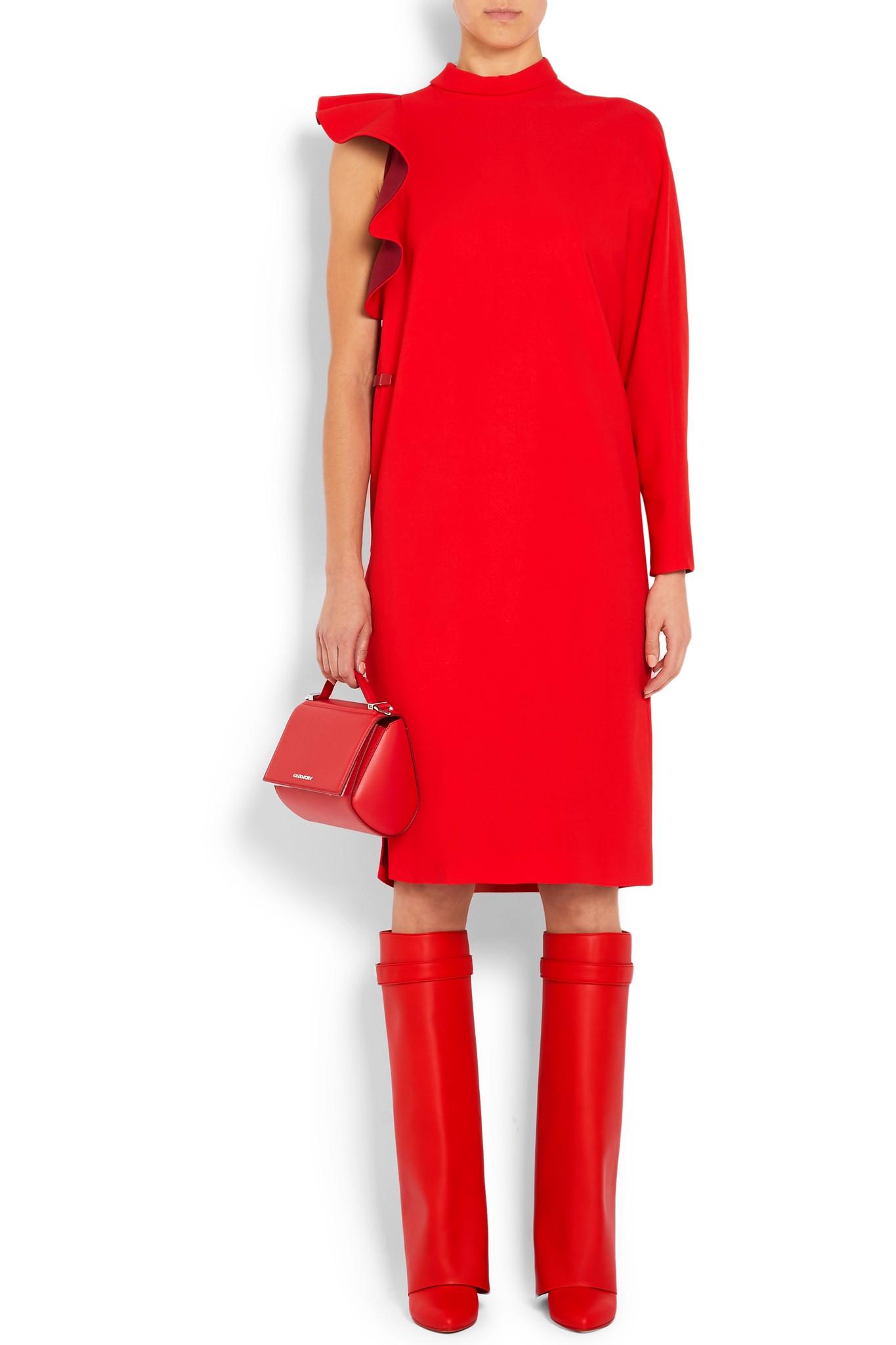 givenchy lock knee boots