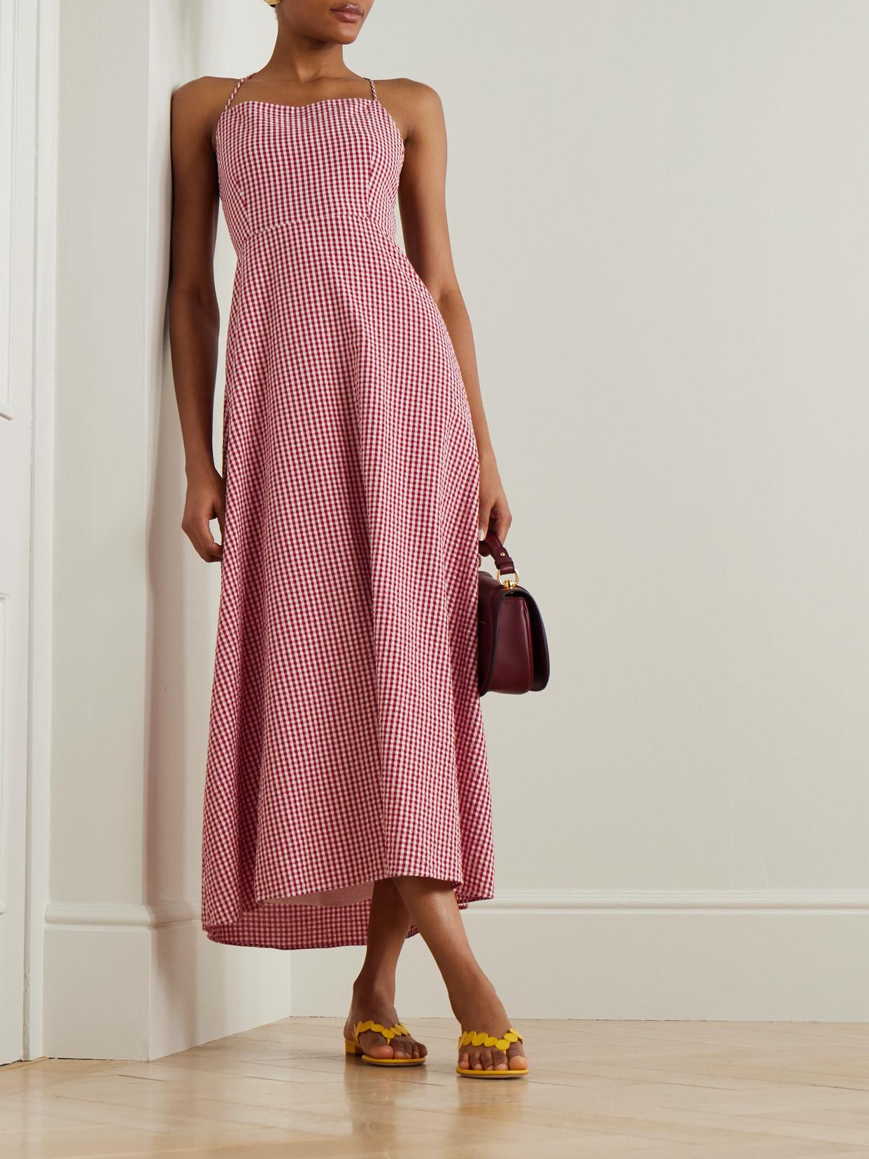 posse pink linen dress POSSE Alice Linen Mini Dress by Posse