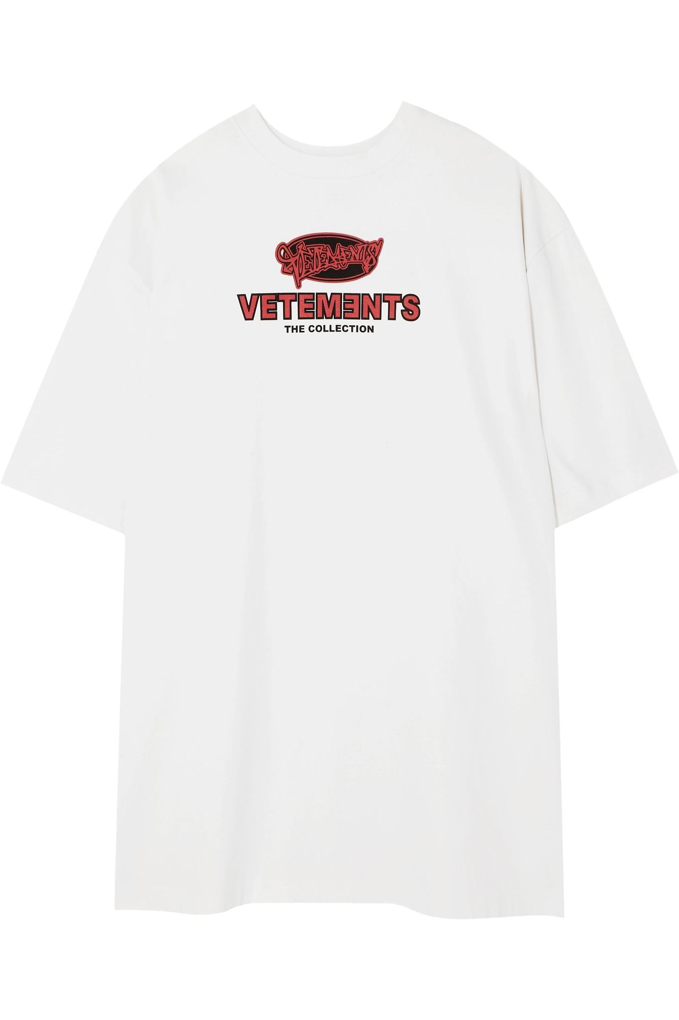 vetements graphic tee