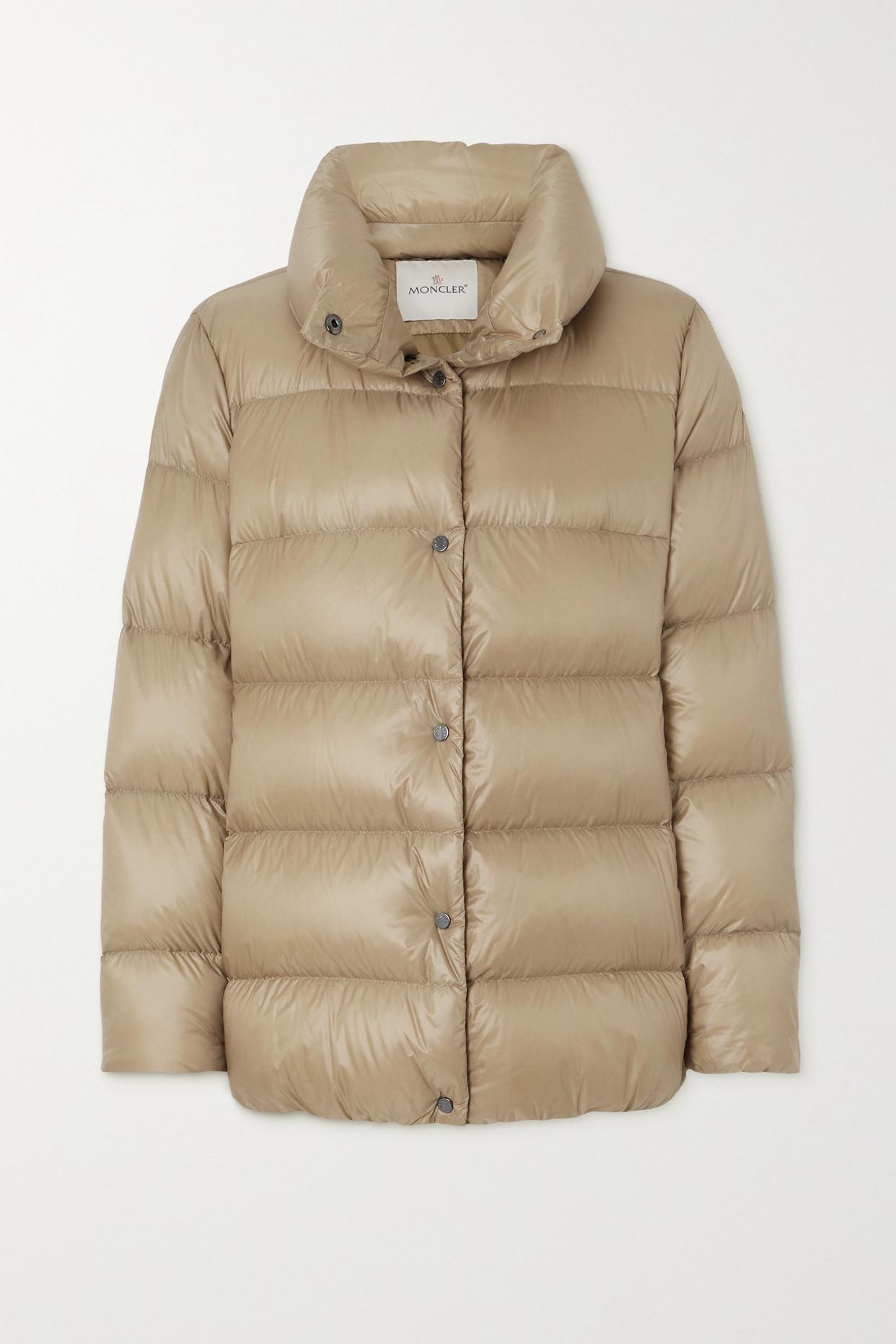 Moncler Cochevis Quilted Shell Down Jacket in Natural | Lyst