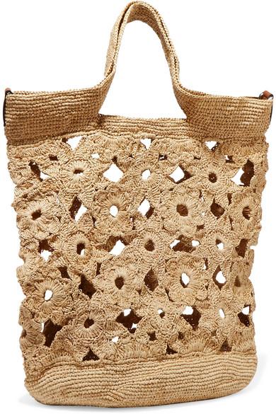 loewe slit crochet bag