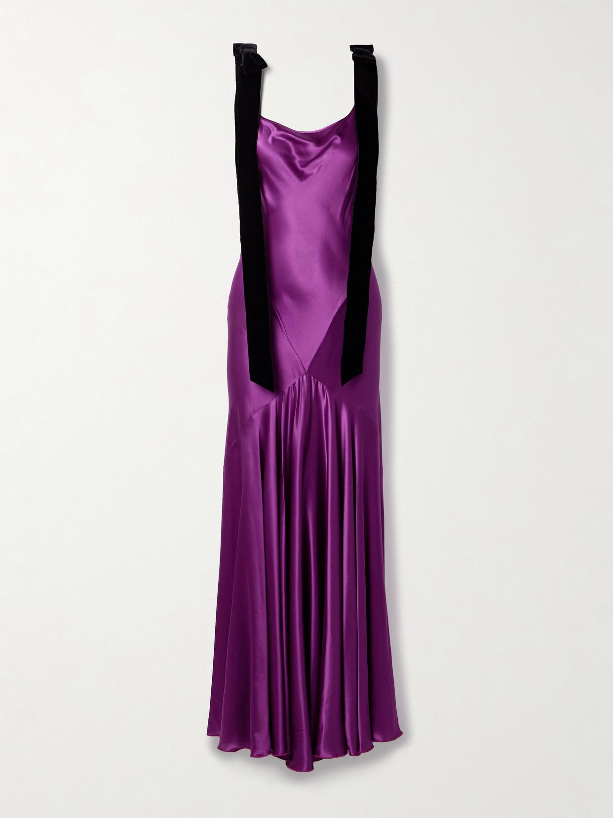 chinese dress ladies Vintage 1952 Nina Ricci Haute Couture Documented Ivory Beaded Satin & Black  Velvet Gown