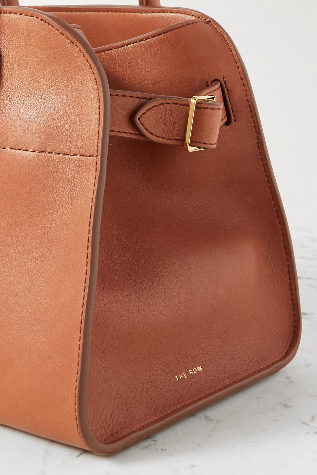The Row Margaux 17 Buckled Suede Tote | Designer Bags | RADPRESENT