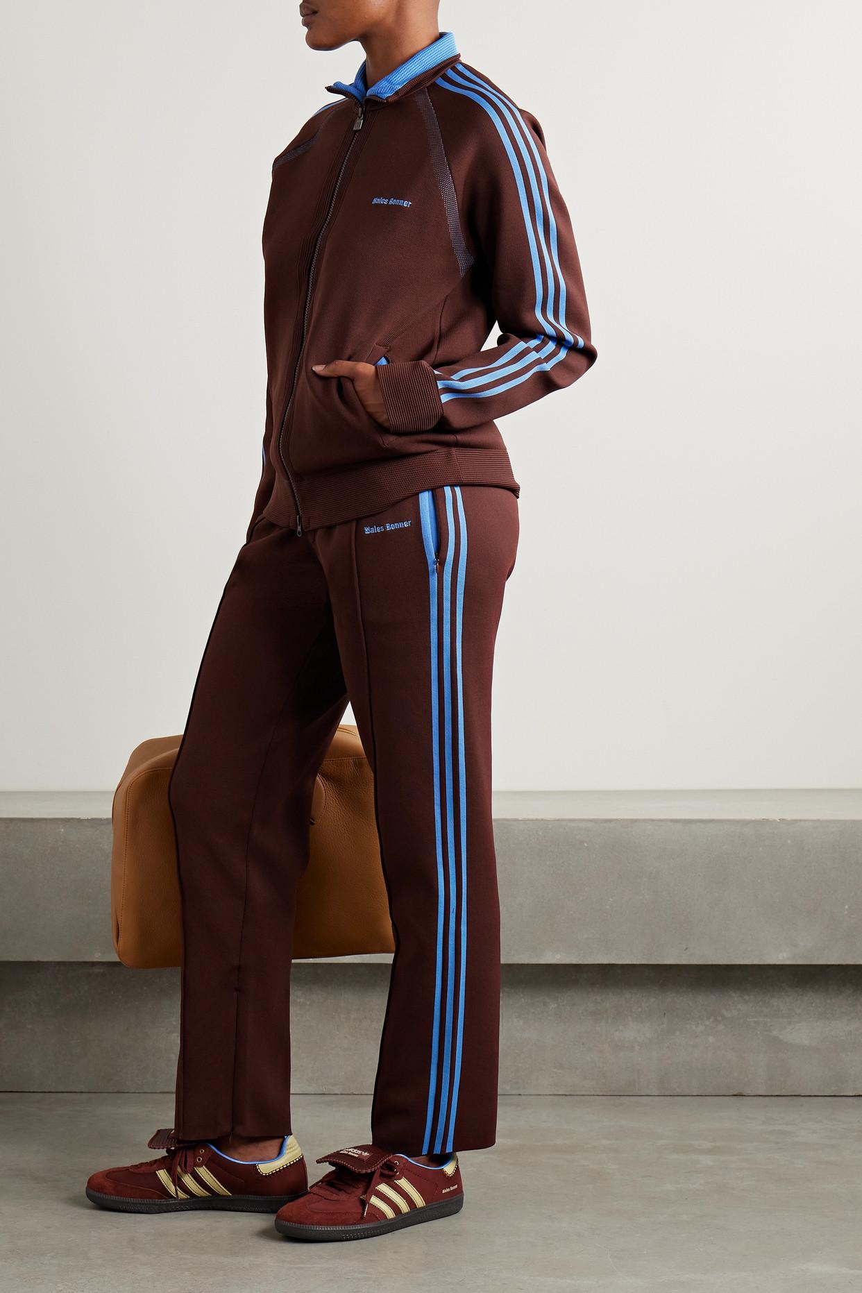 Brown adidas cheap track pants