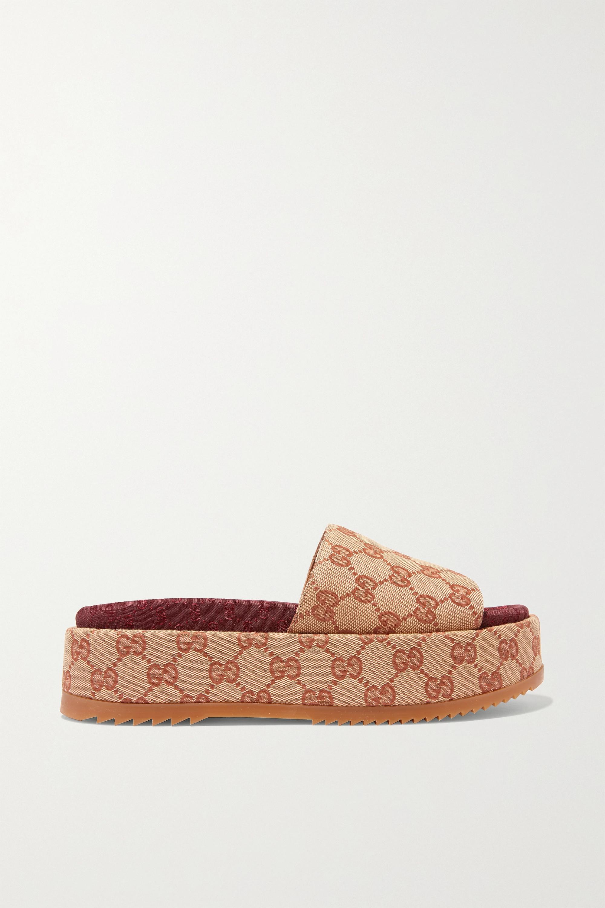 gucci raffia mules