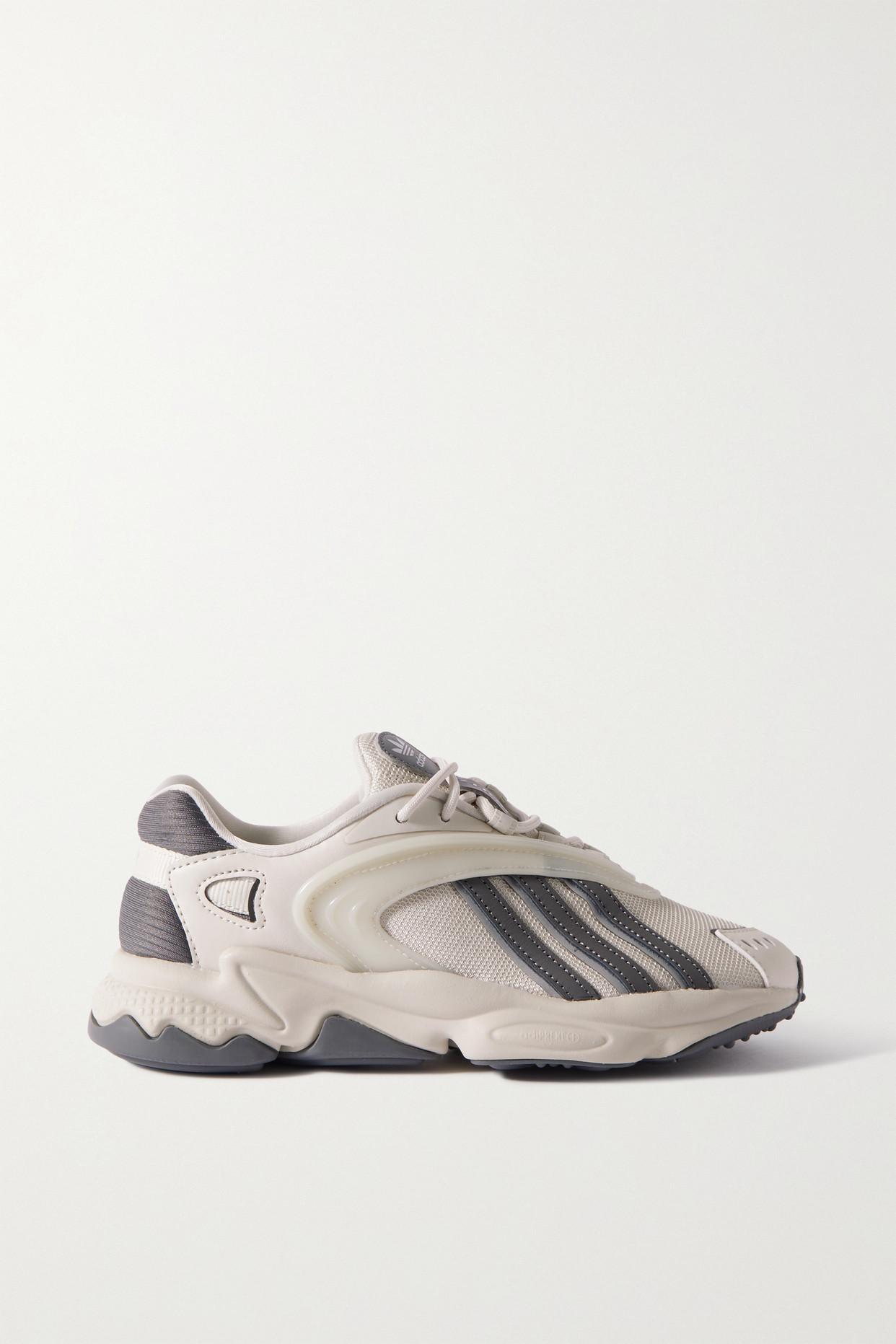 Adidas Originals Oztral Rubber-Trimmed Mesh And Leather Sneakers In White |  Lyst Uk