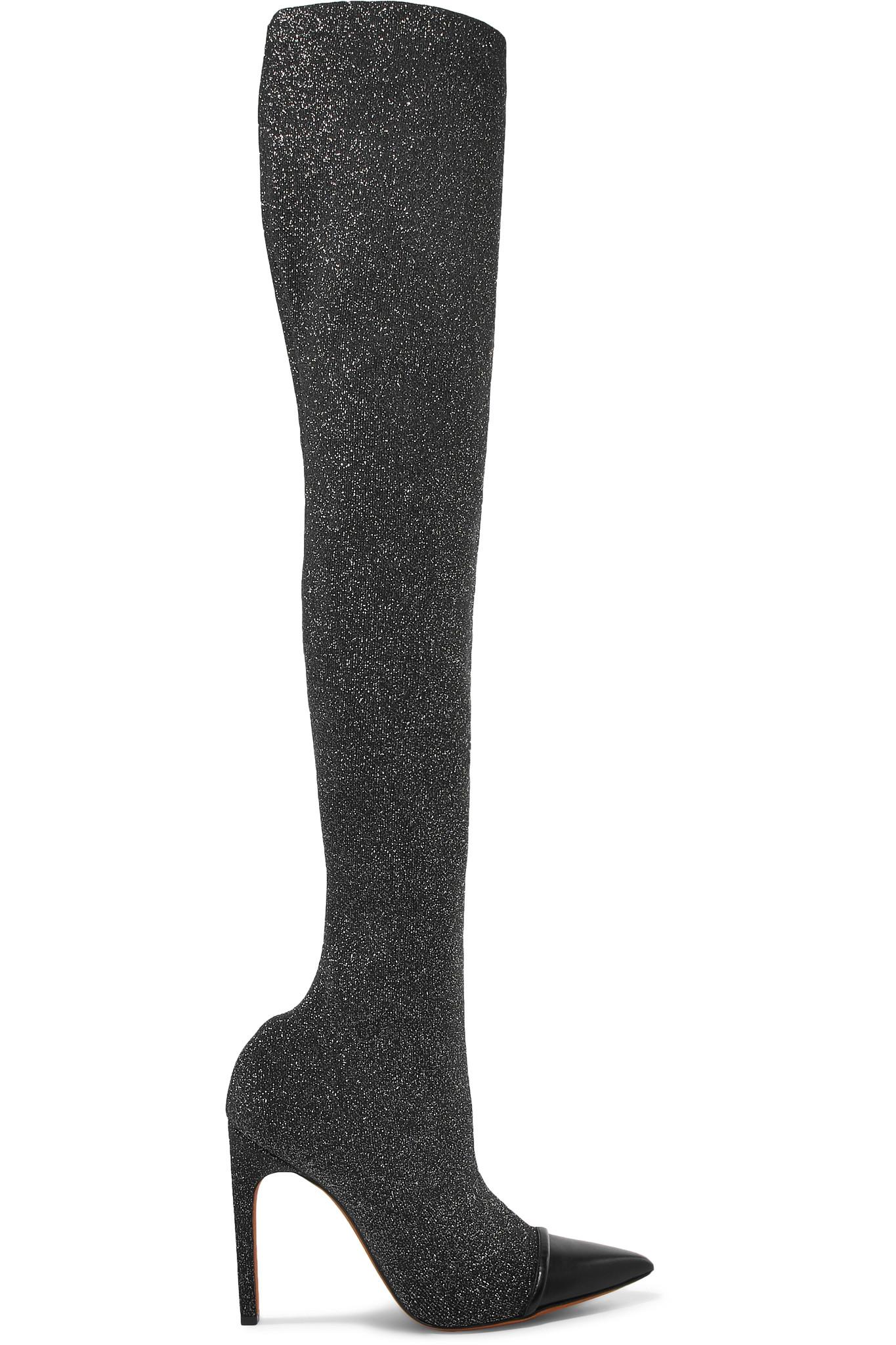 givenchy knee high sock boots