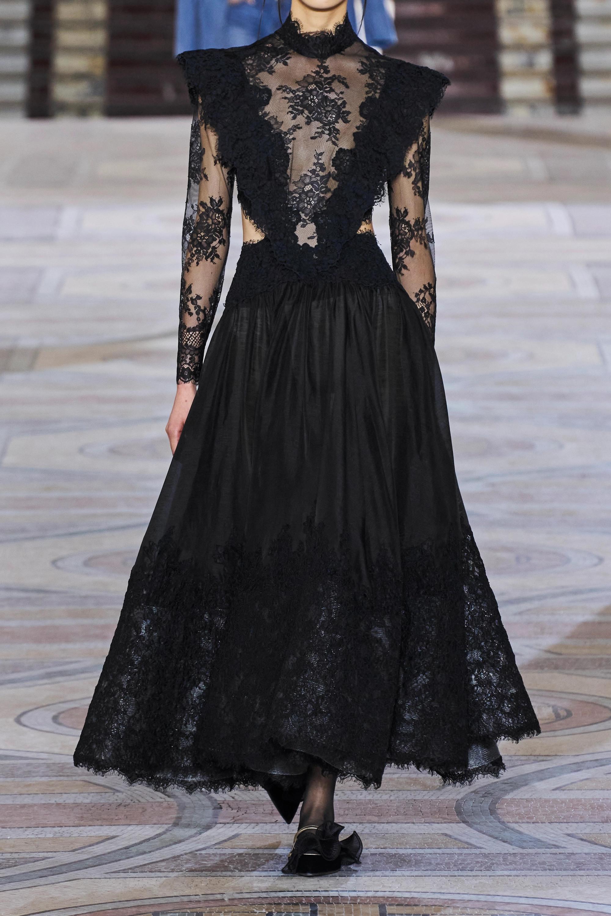 Zimmermann Sensory Open-back Appliqud Lace Linen And Silk-blend Midi Dress  in Black | Lyst Australia