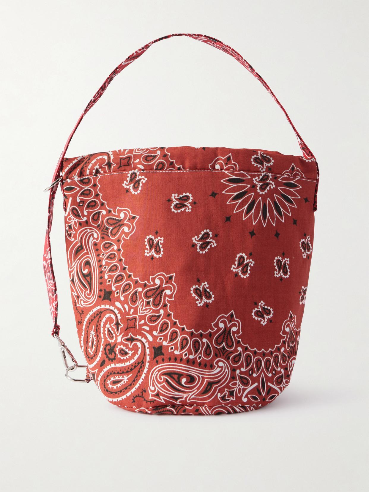 Call it By Your Name Sac Seau Printed Cotton Tote in Red | Lyst