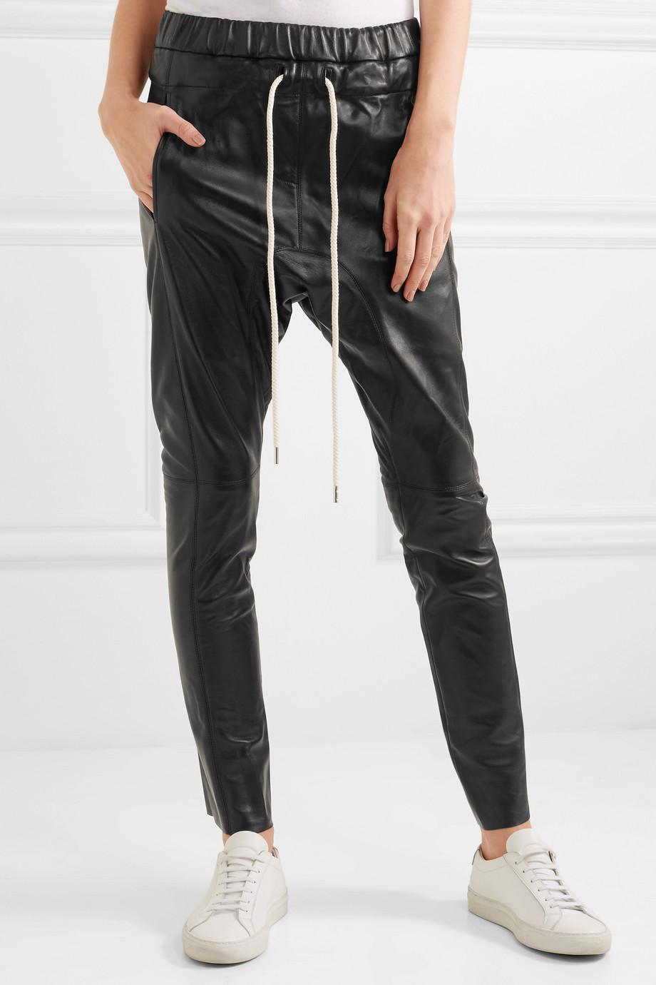 Bassike leather pants Clearance