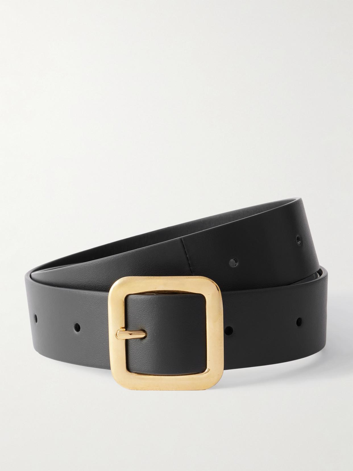 ベルト JIL SANDER  Leather belt Jil Sander Cannolo Leather Belt | Black | FARFETCH JO