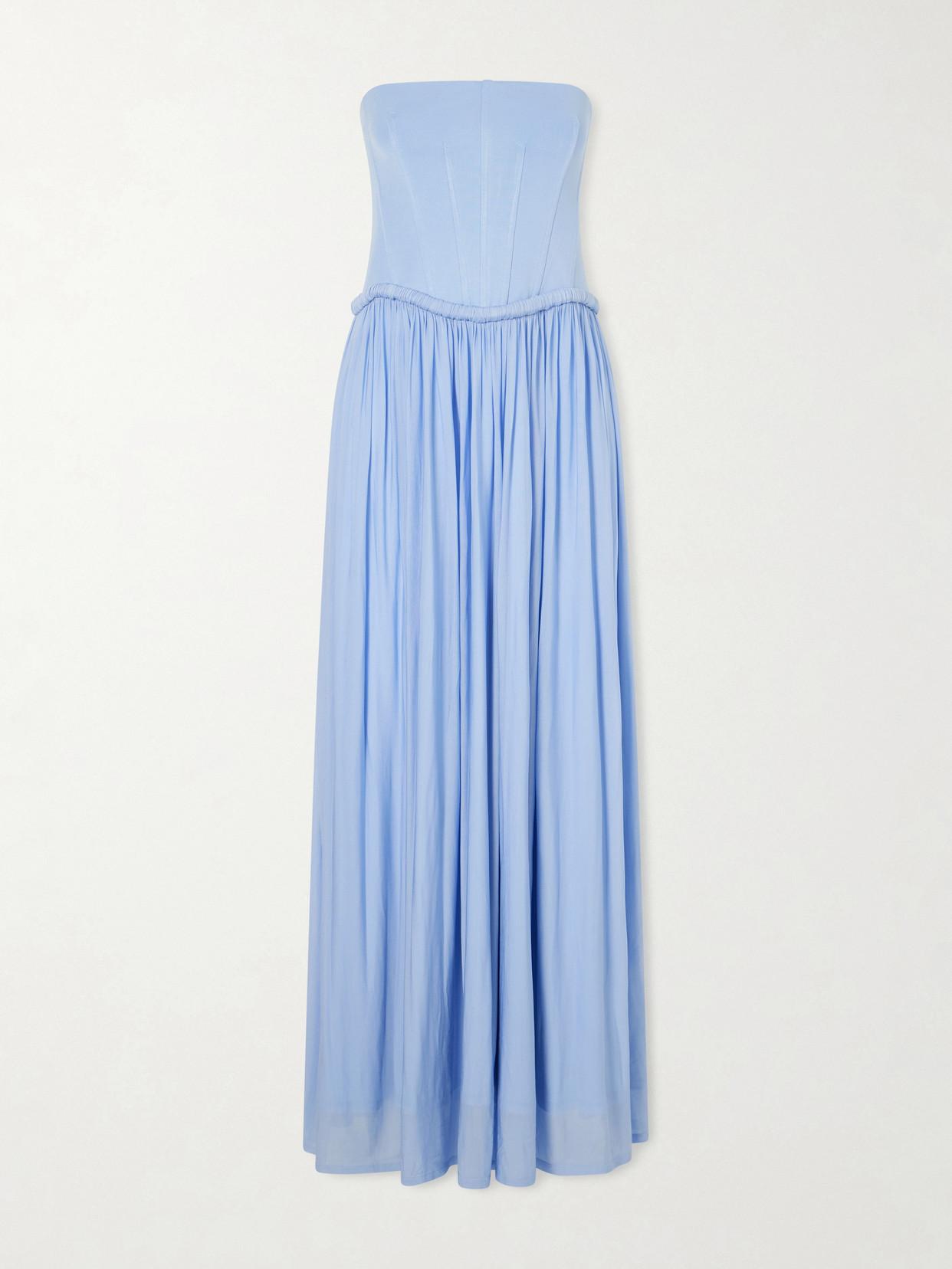 jonathan simkhai blue dress Tommy Gown