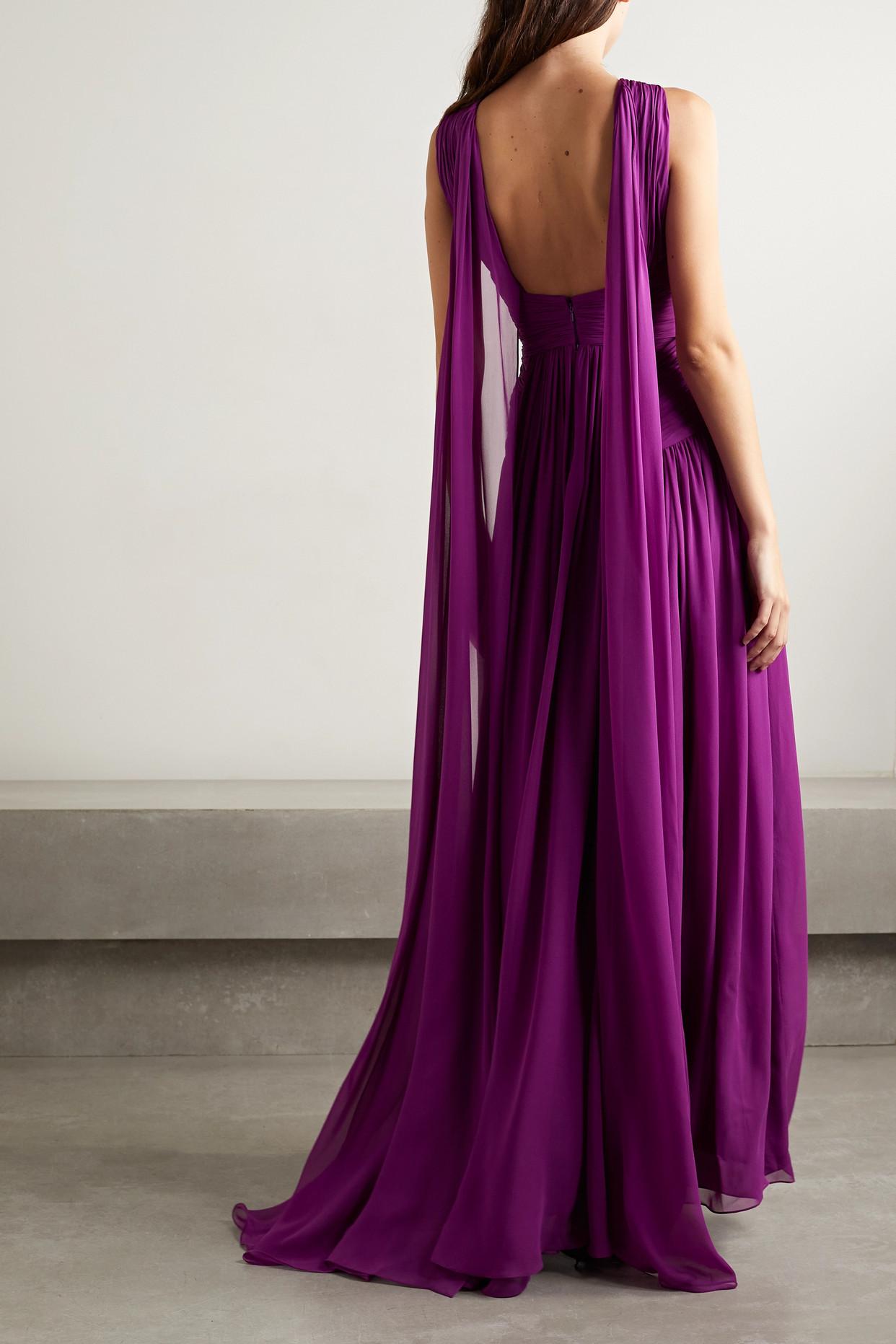 Elie saab hotsell purple dress