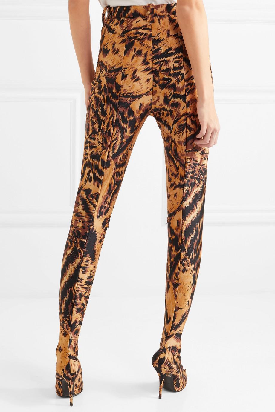 Balenciaga Synthetic Pantashoe Leopard 