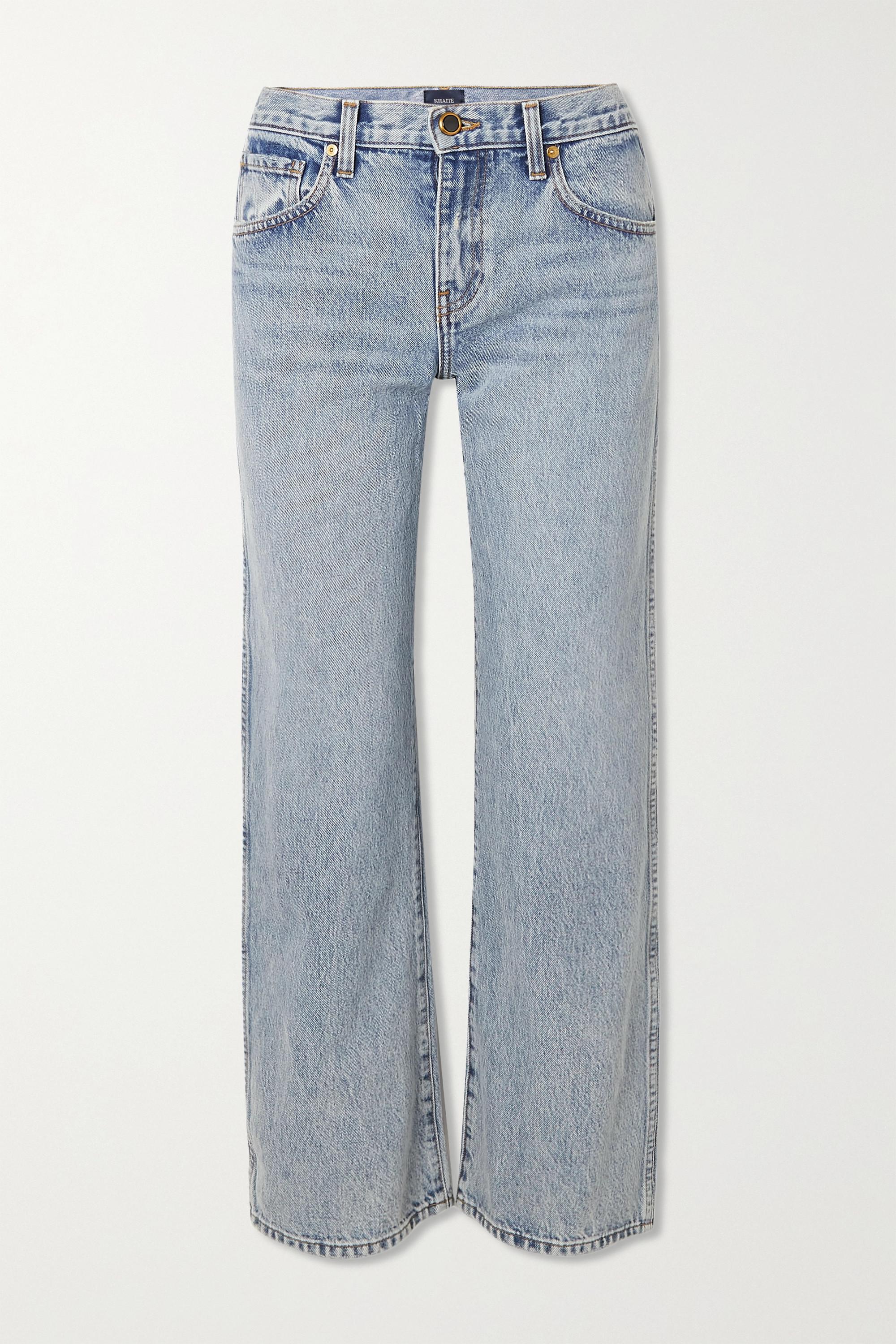 Khaite Denim Kerrie Mid-rise Straight 