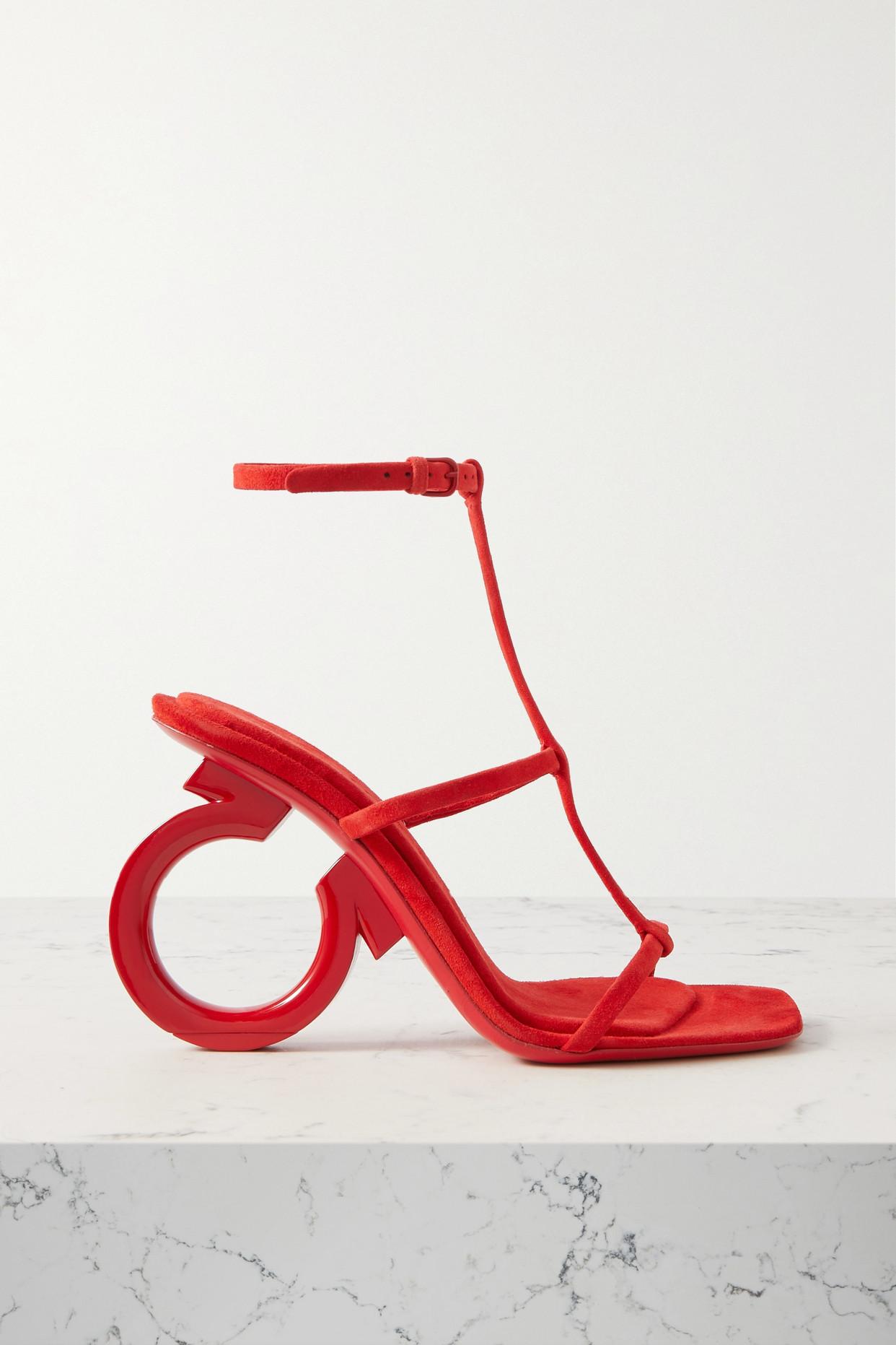 ferragamo red sandals
