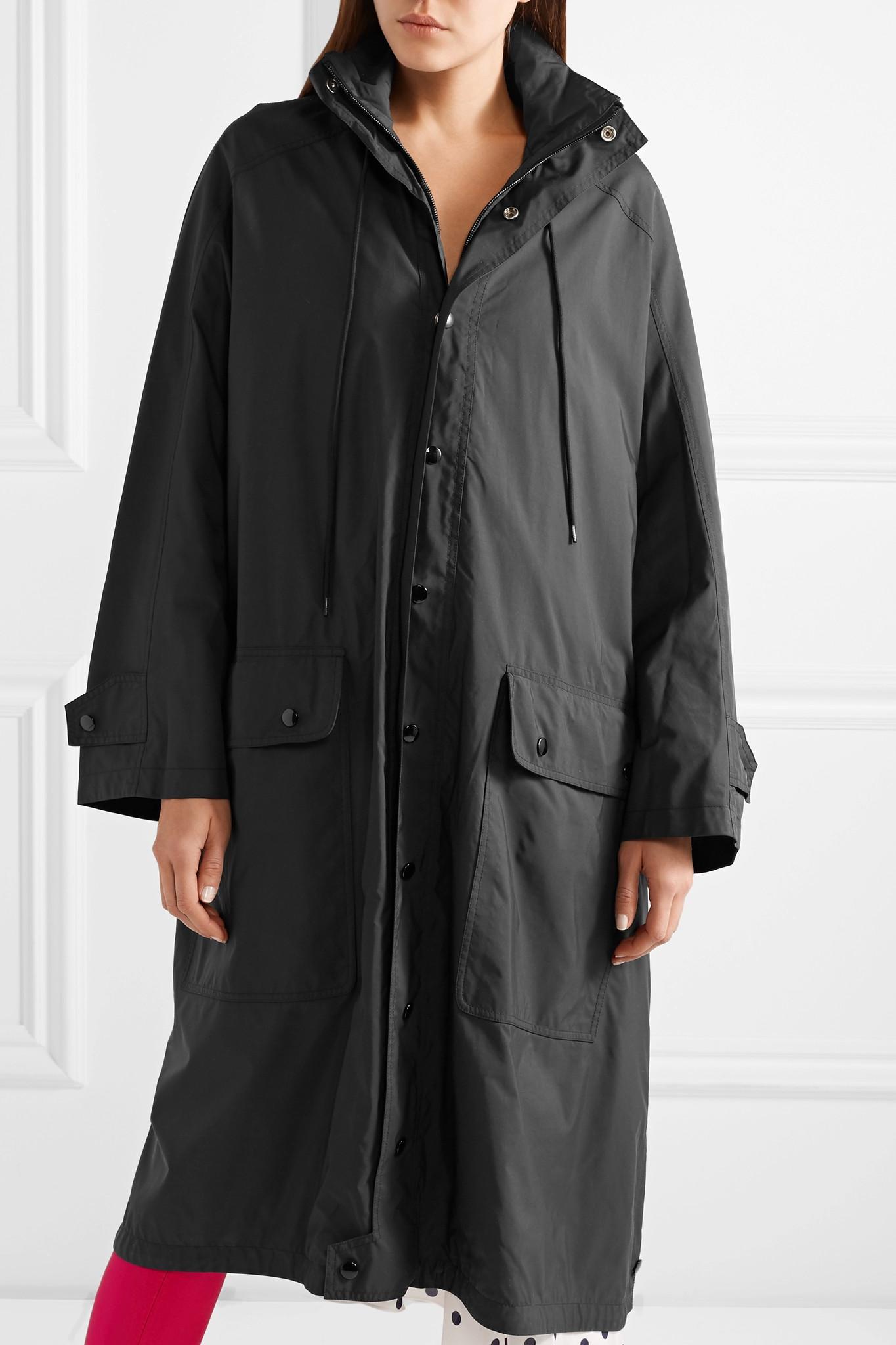 Balenciaga black sale raincoat