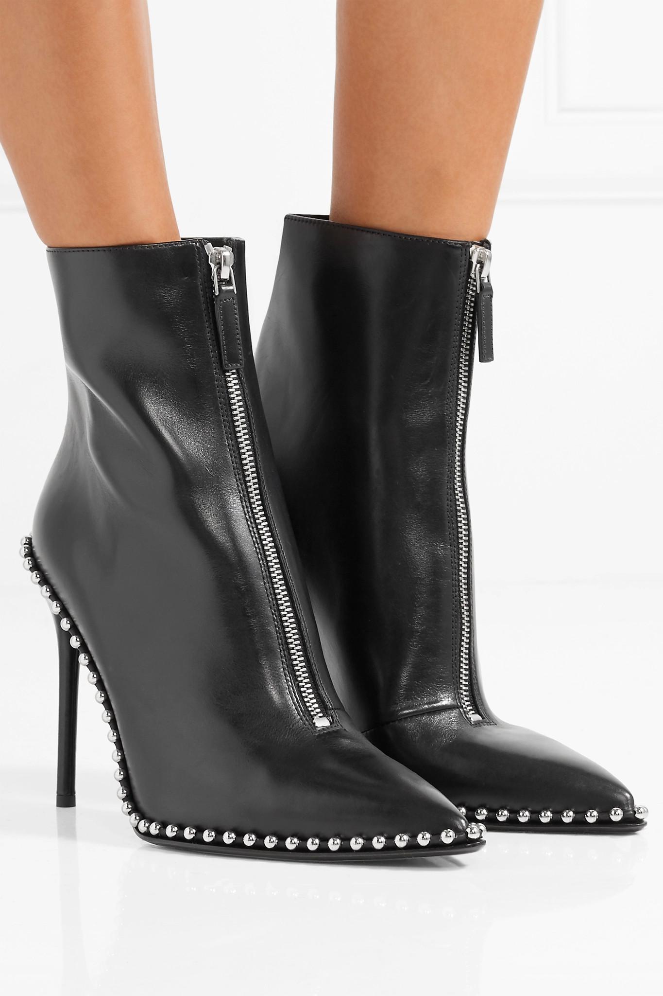 alexander wang studded boots