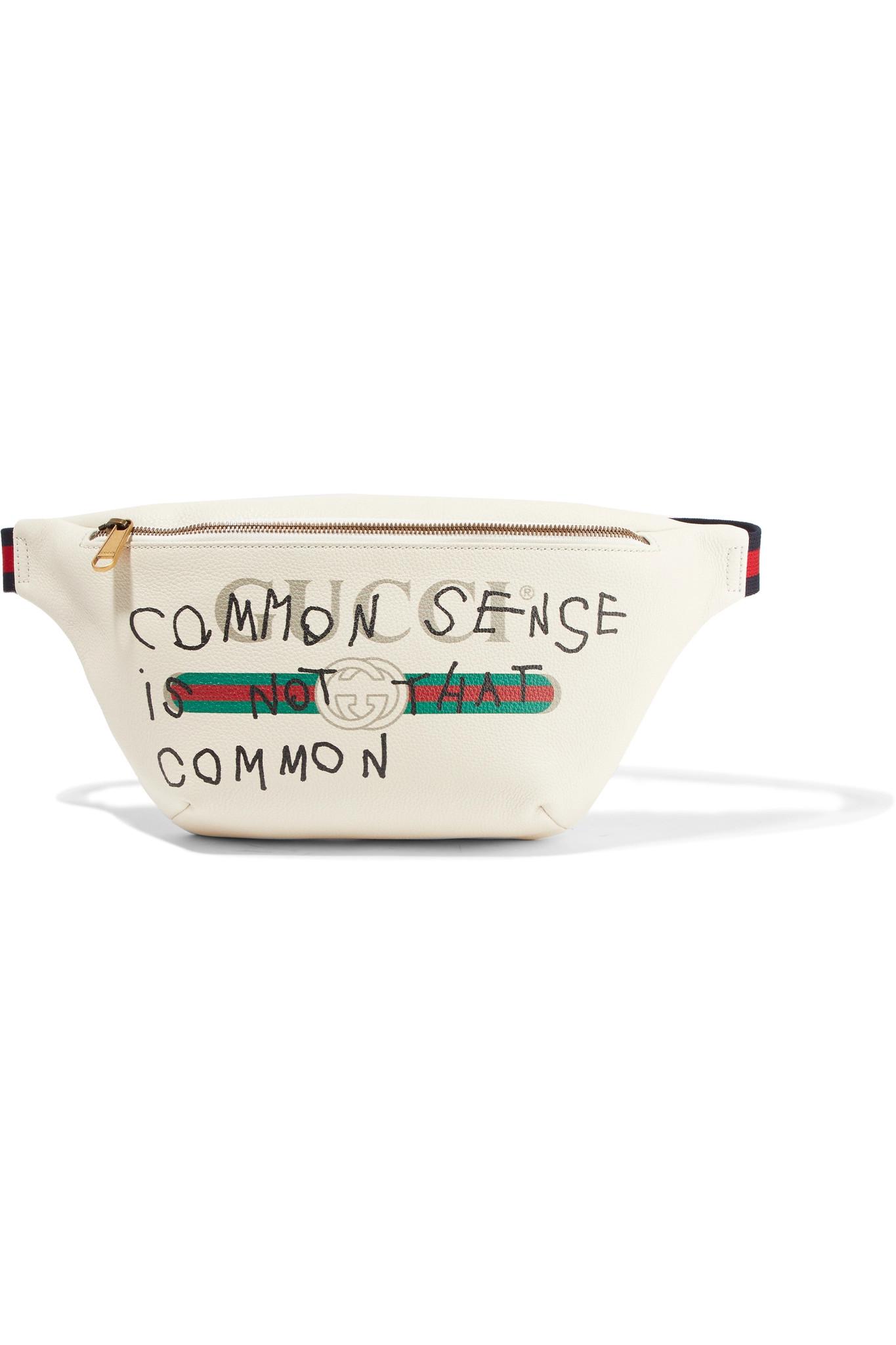 common sense gucci fanny pack