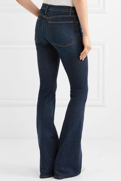 frame le high waist flare jeans