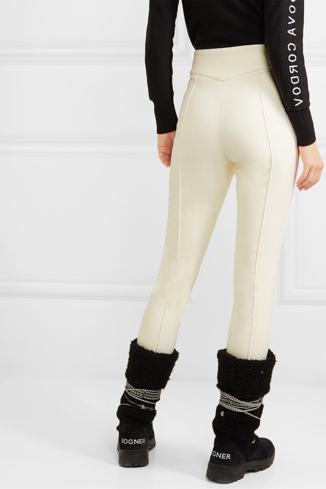 CORDOVA Fleece Val-d'isere Stretch Slim-fit Ski Pants in Ivory (White) -  Lyst