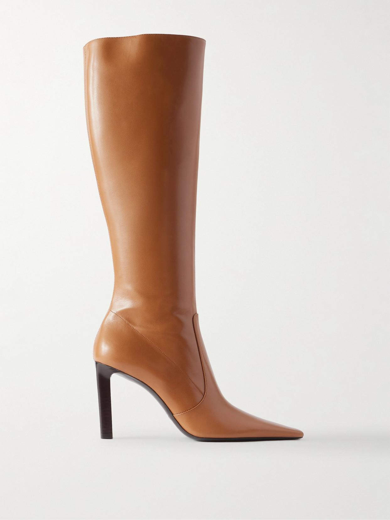 ミドルブーツ SAINT LAURENT Women Boots 801393AADV22245 Brown Thumbnail-806671AADGZ2226_A.