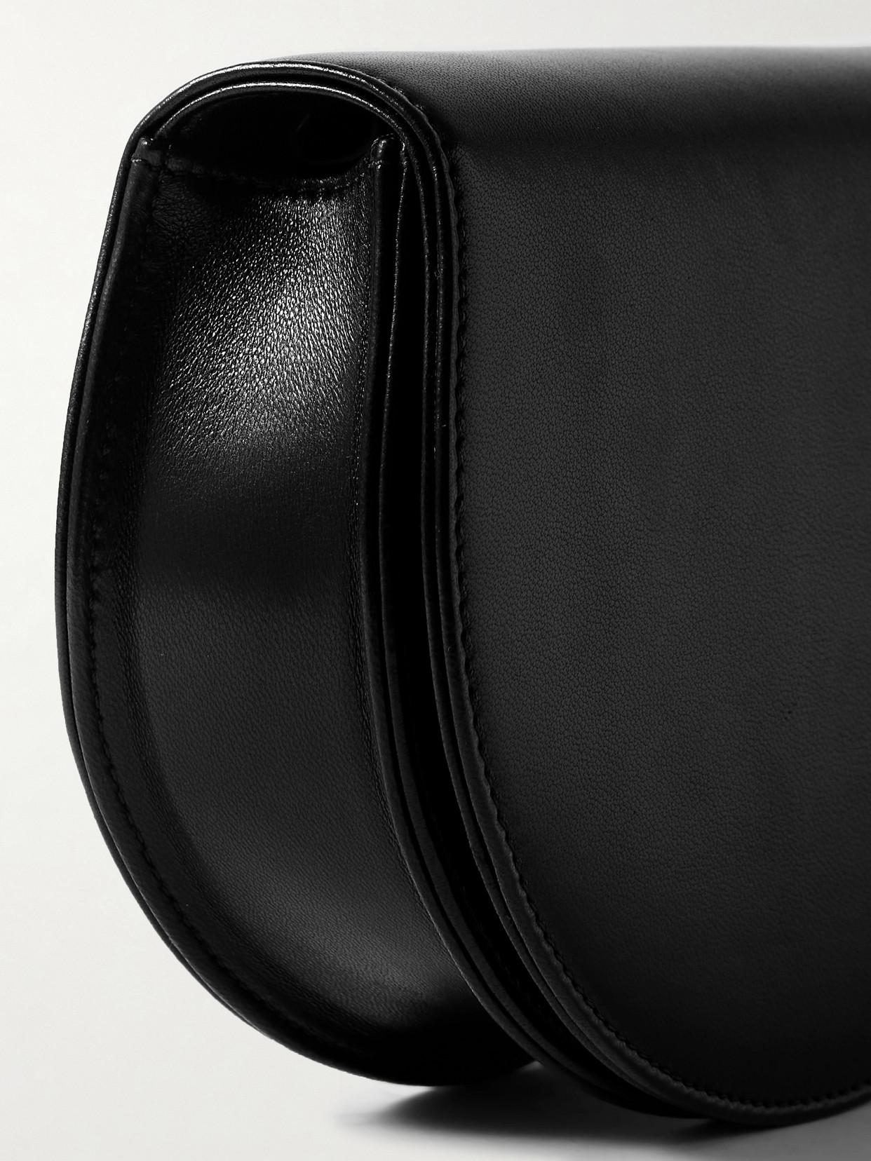 完売必至★人気★THE ROWザロウ Canteen dark brown crossbody The Row Canteen leather crossbody bag The Row